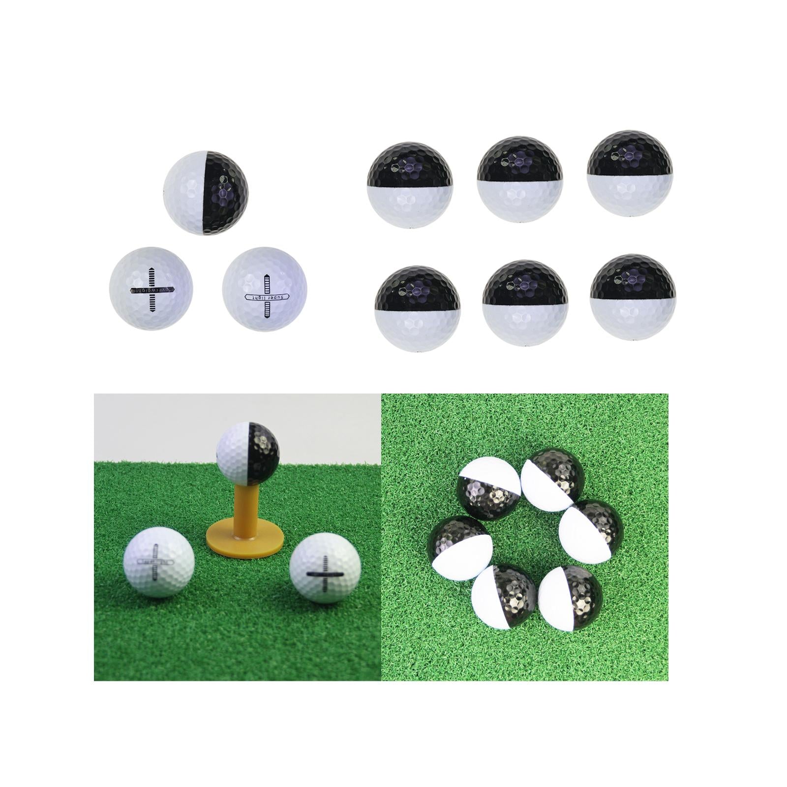 Golf Putting Balls Improve Accuracy Golf Practice for Office Backyard Indoor 3 Balls of 3 Types