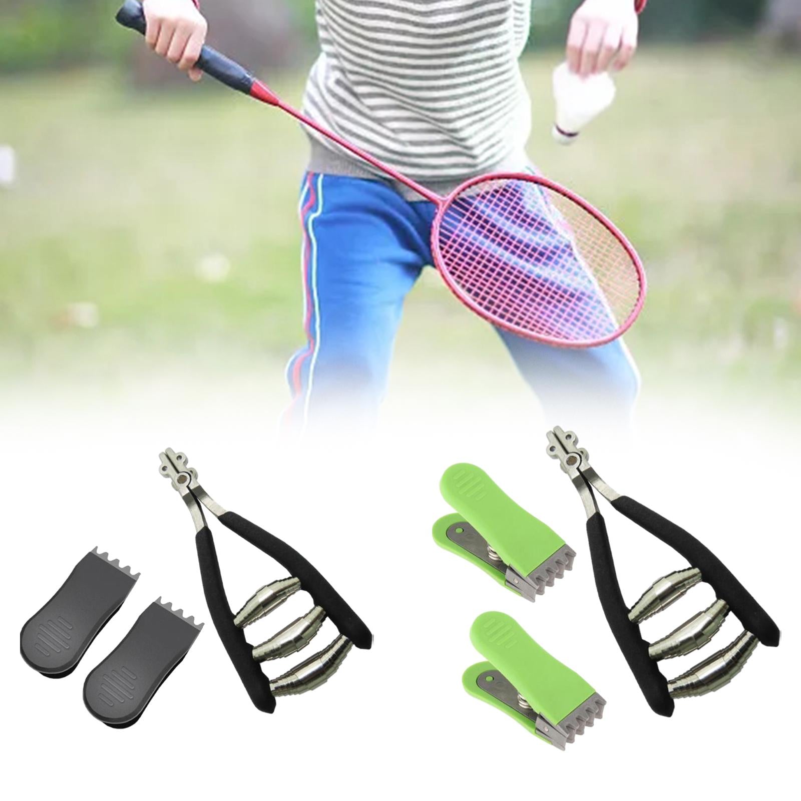Sports Starting Clamp Badminton Stringing Clamp for Racquet Badminton Racket black