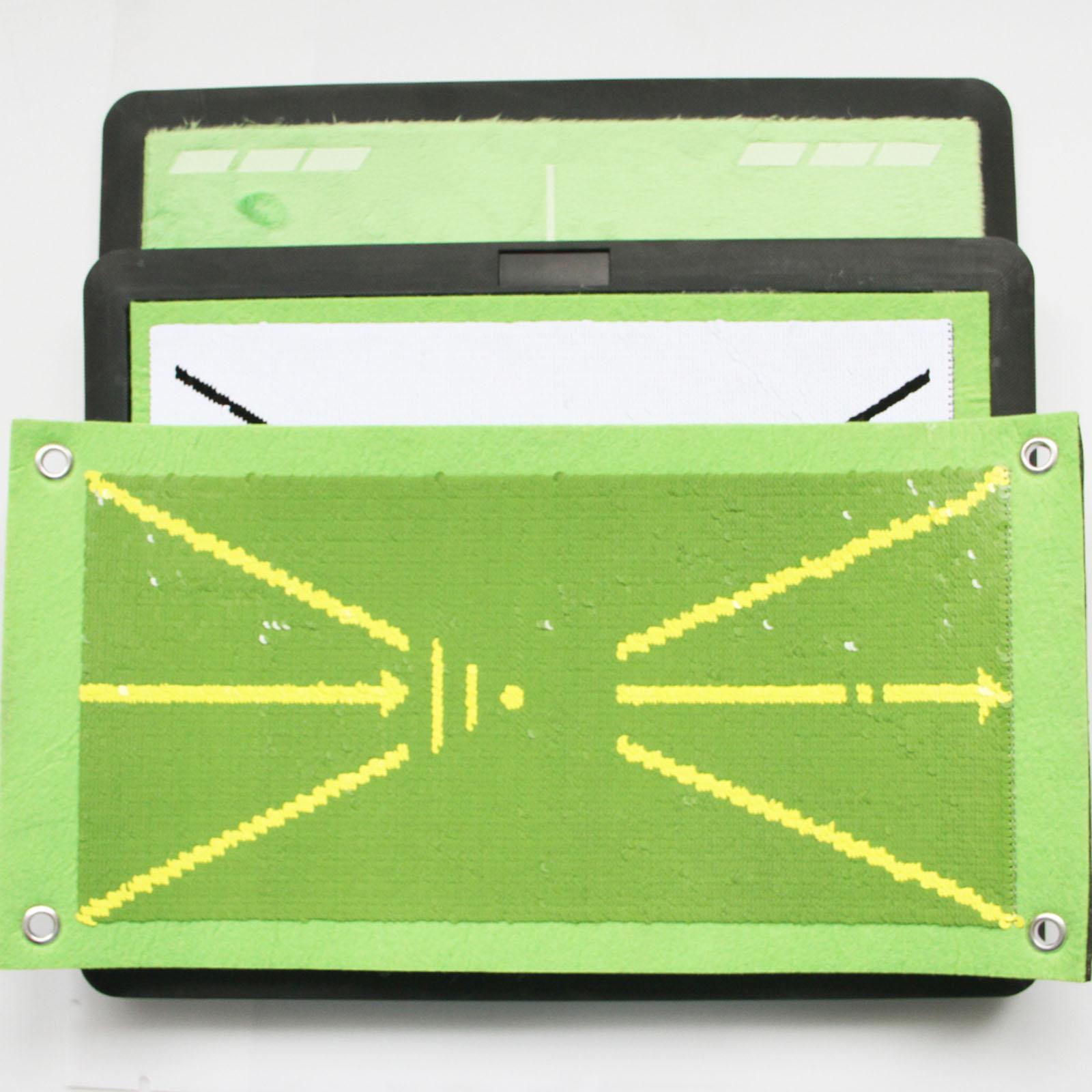 Golf Hitting Mat Golf Training Mat for Swing Path for Office Outdoor Indoor velvet