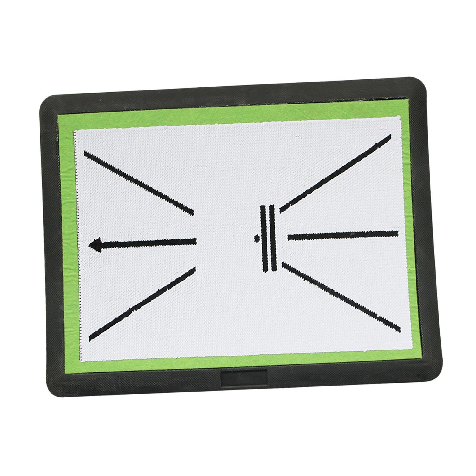 Golf Hitting Mat Golf Training Mat for Swing Path for Office Outdoor Indoor fish scales