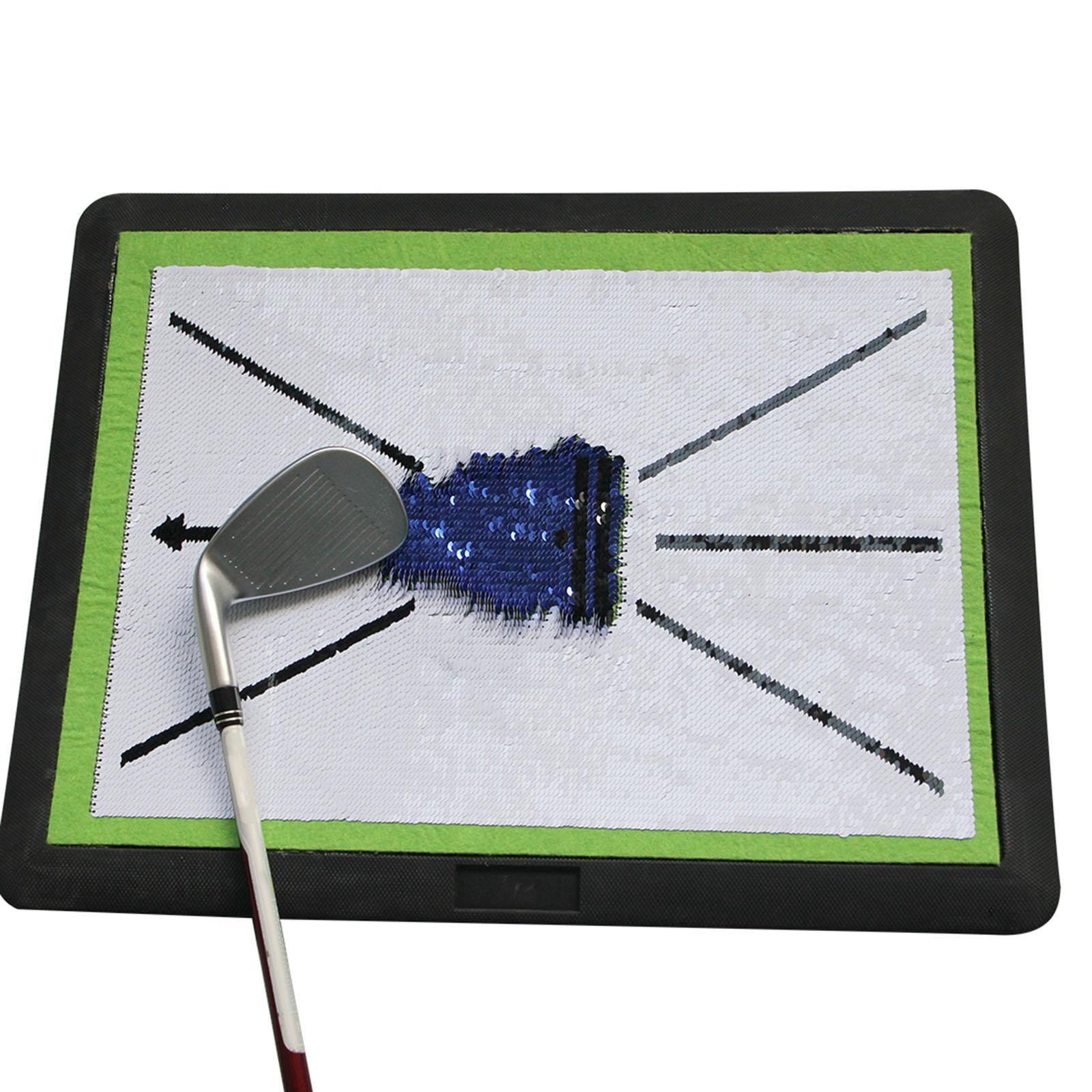 Golf Hitting Mat Golf Training Mat for Swing Path for Office Outdoor Indoor fish scales