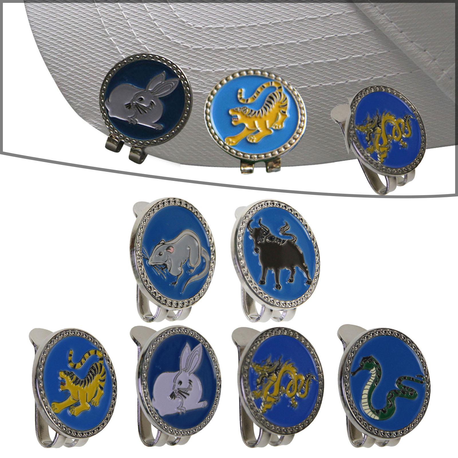 Golf Ball Marker Hat Clip Novelty Magnetic Ball Marker Golf Ball Mark Tool Mouse