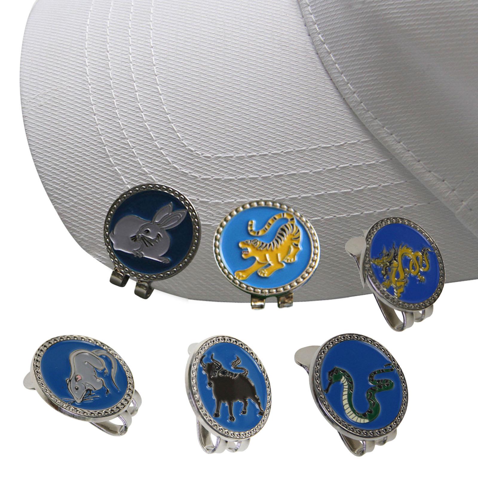 Golf Ball Marker Hat Clip Novelty Magnetic Ball Marker Golf Ball Mark Tool Mouse