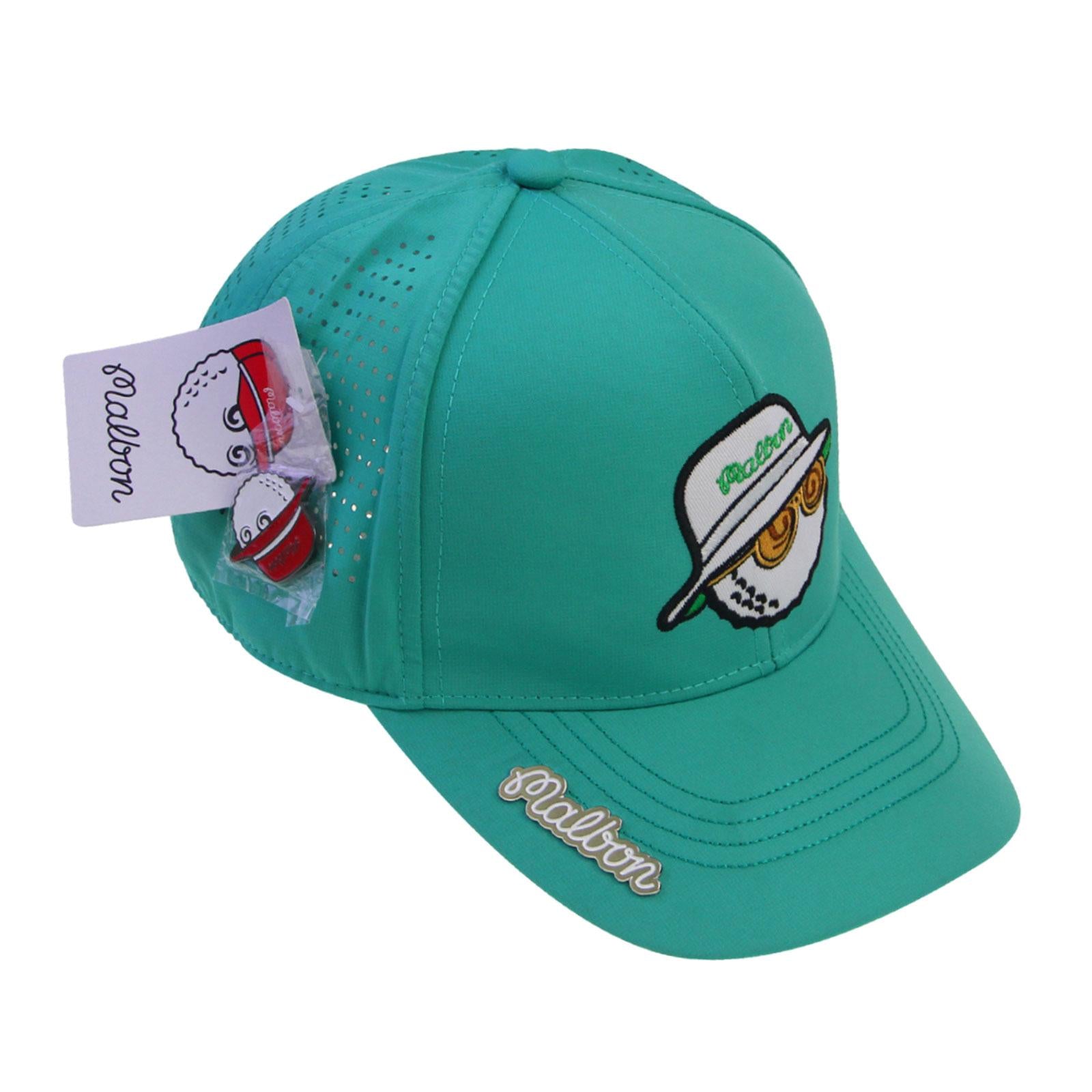 Golf Hat Breathable Adjustable Men Women Golf Cap for Fishing Camping Casual Green