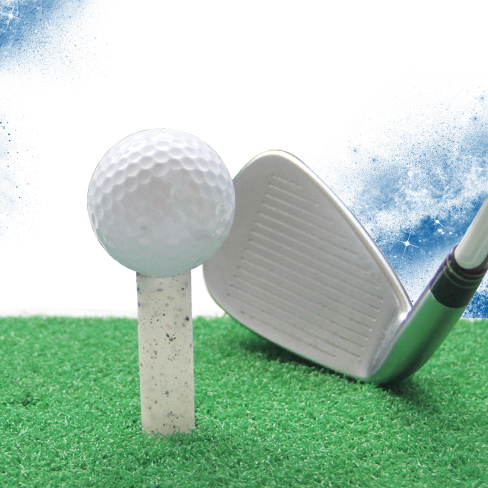 4Pcs Golf Rubber Tees Holders Durable Performance Golf Practice Tees Pink