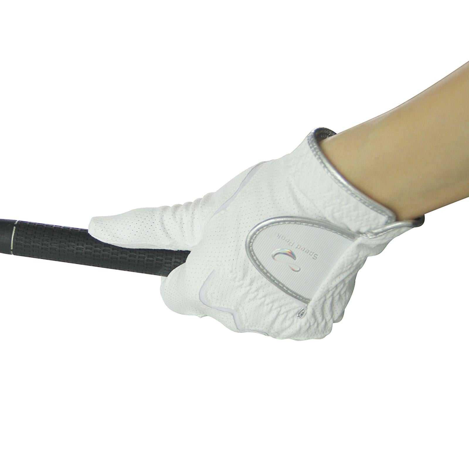 Golf Glove for Left Handed Golfer Soft Men Glove for Camping Driving Outdoor 18cmx9cmx0.8cm