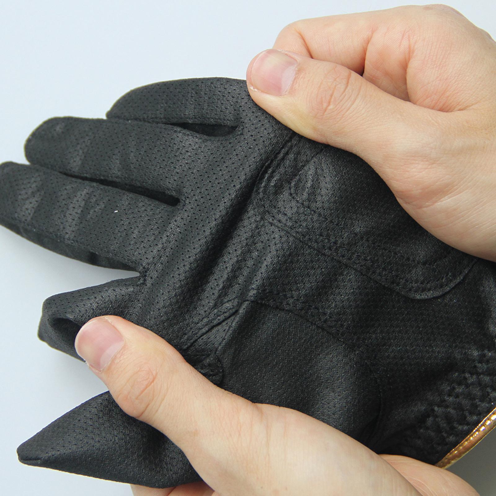 Golf Glove for Left Handed Golfer Soft Men Glove for Camping Driving Outdoor 18.5cmx9cmx0.8cm