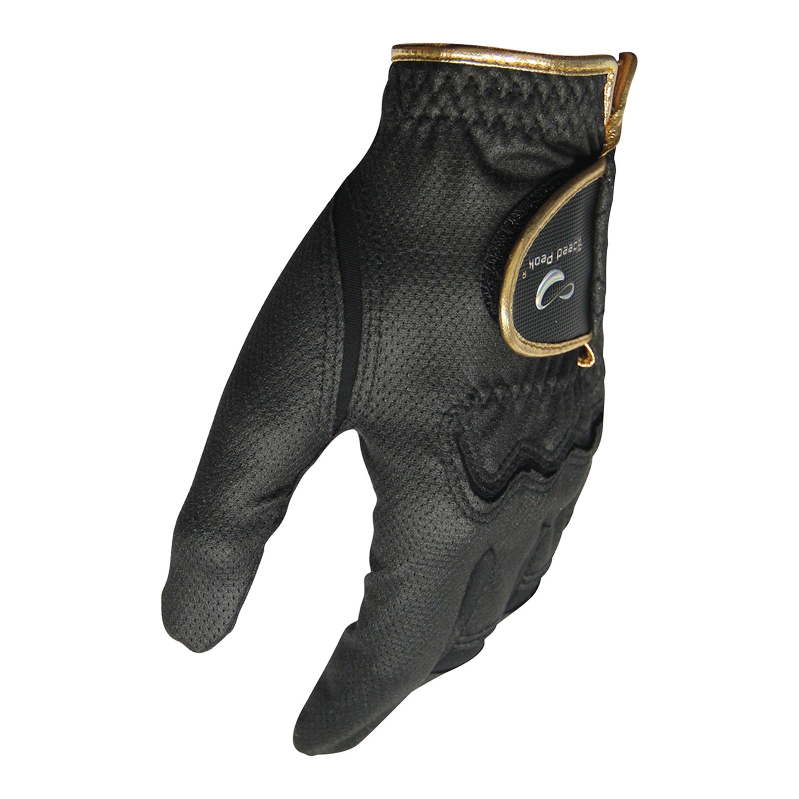 Golf Glove for Left Handed Golfer Soft Men Glove for Camping Driving Outdoor 19cmx9cmx0.8cm