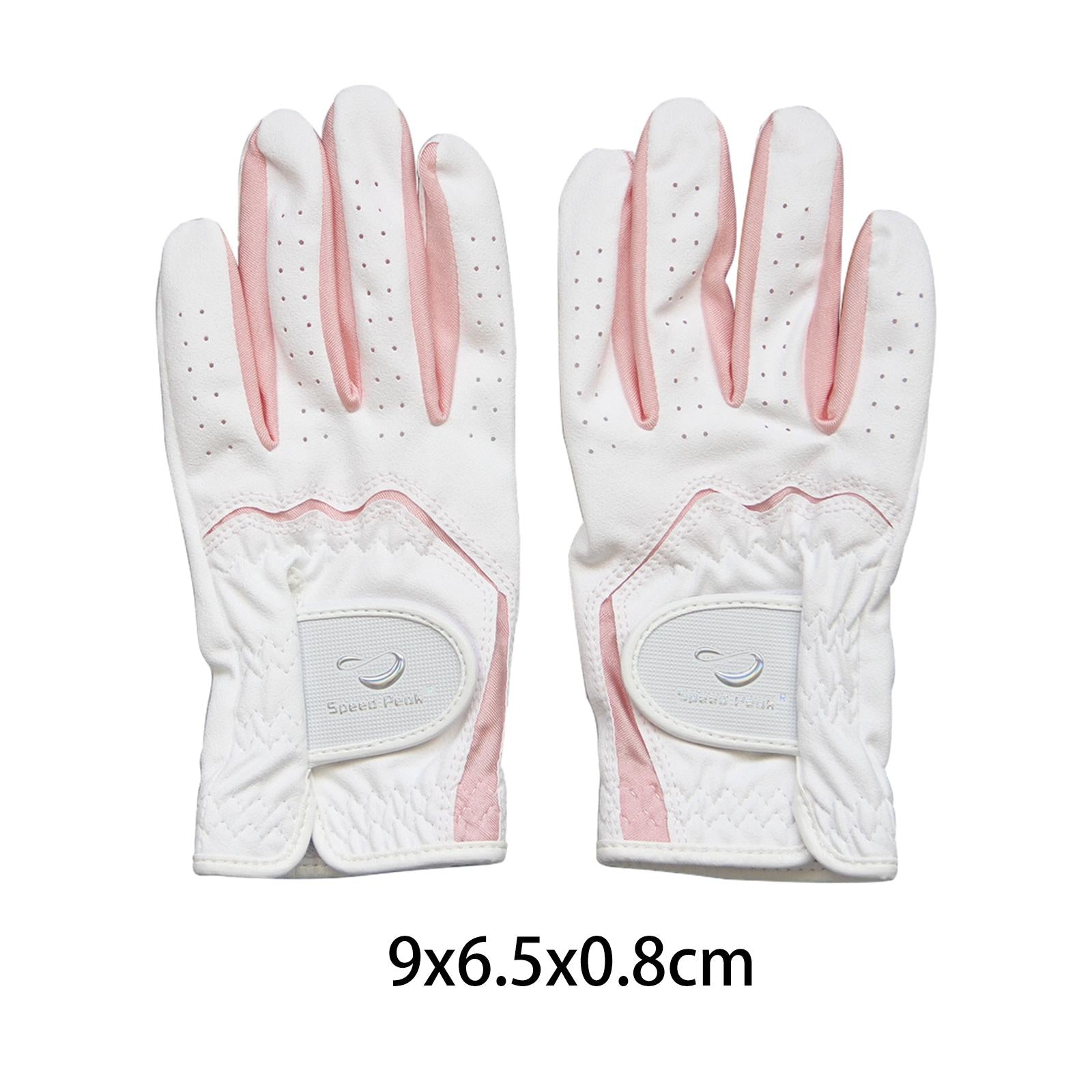 Children's Golf Gloves Soft Golf Accessories for Fishing Bike Cycling Riding pink S