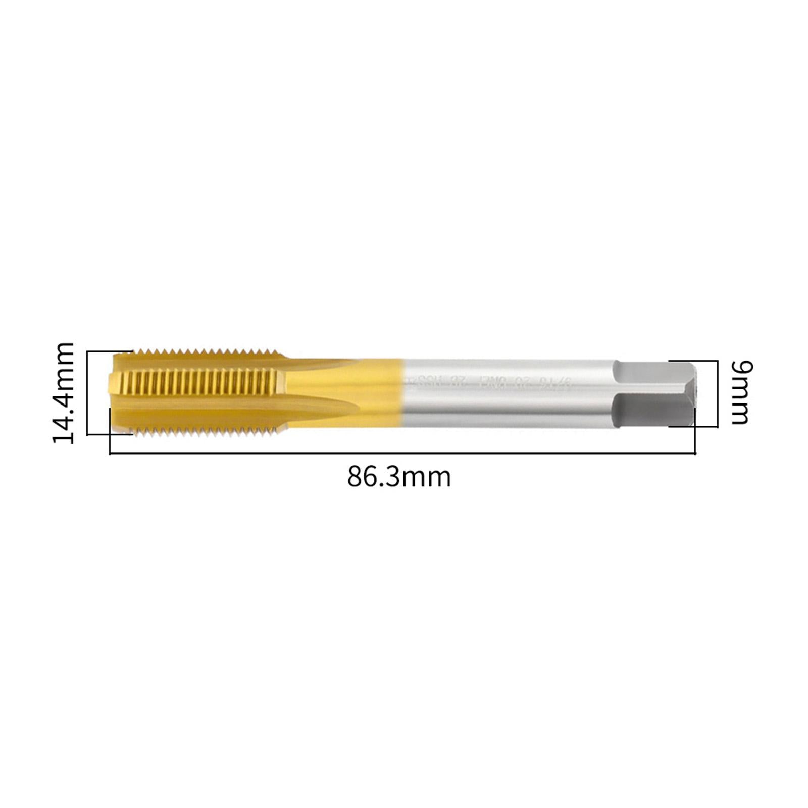 Bicycle Pedal Tap Bicycle Maintenance Tool Pedal Tap Thread Crank Repairment Golden Left