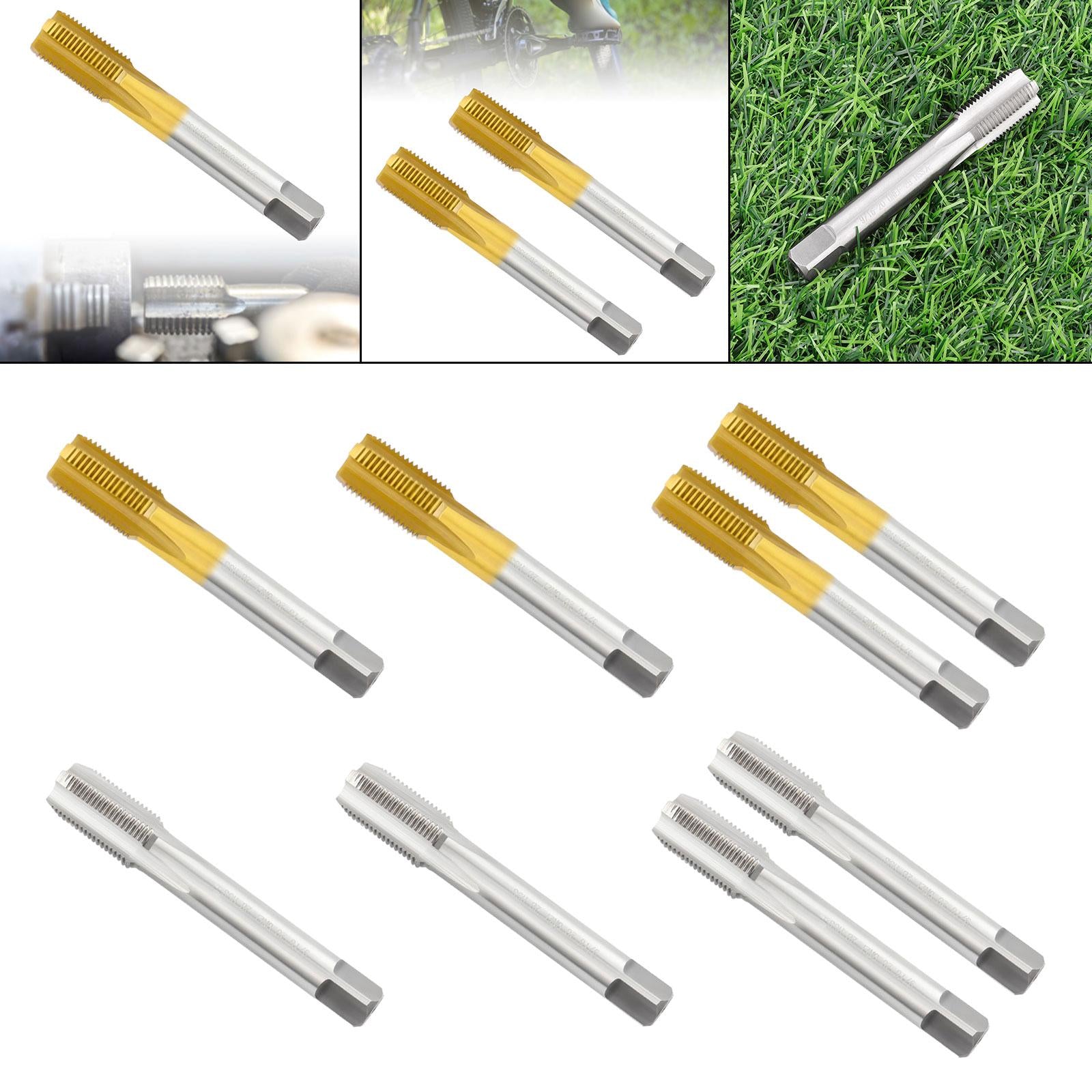 Bicycle Pedal Tap Bicycle Maintenance Tool Pedal Tap Thread Crank Repairment Golden Left
