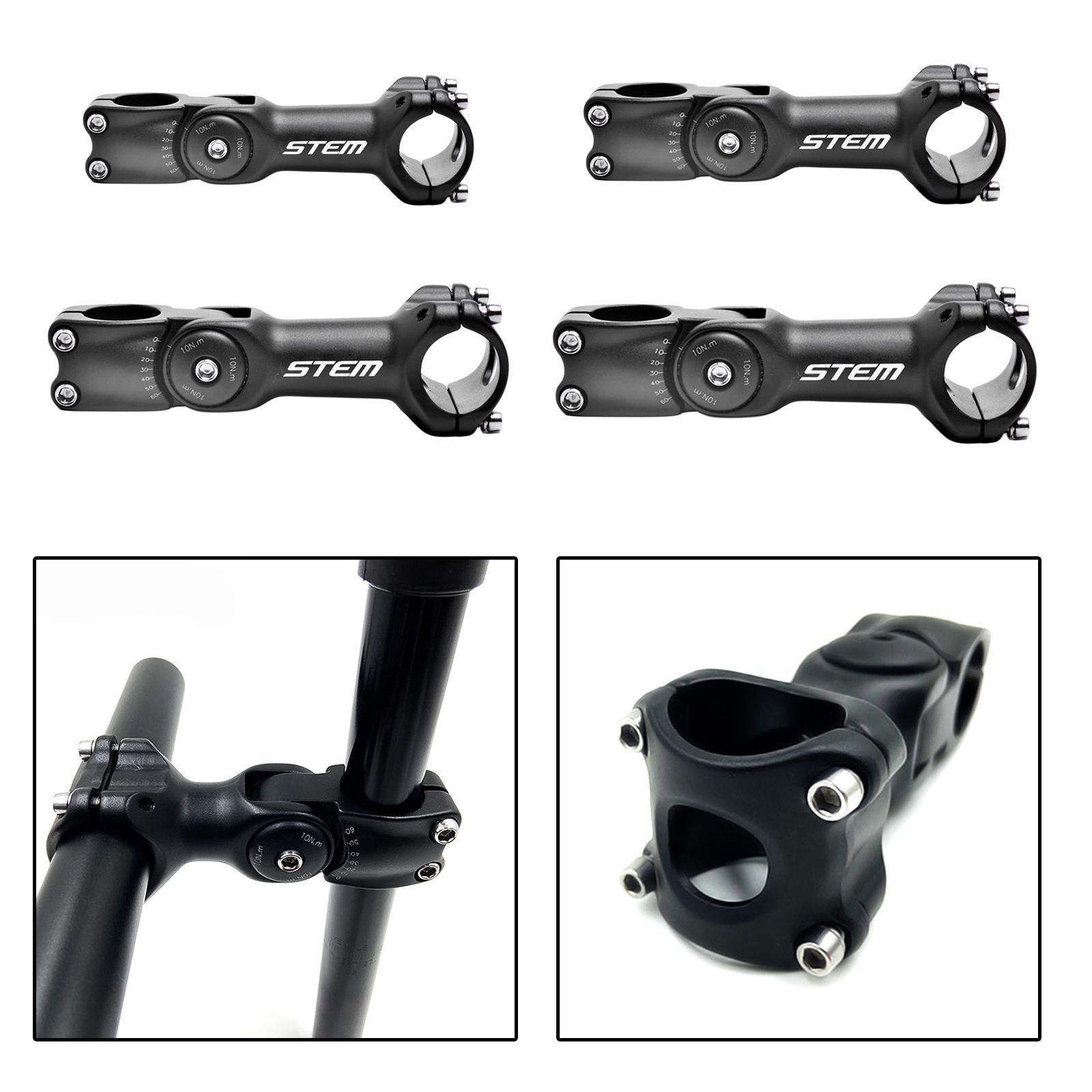 Bike Short Stem Aluminum Alloy Road Bicycle Cycling Accessories Bicycle Stem 2.54cmx9cm