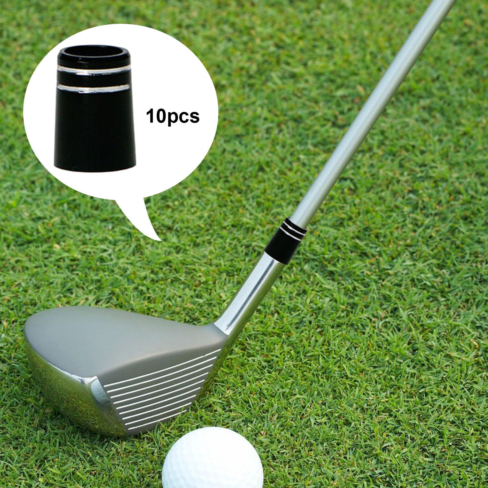 10 Pieces Golf Ferrule with Double Black Ring for Golf Wood Club Replacement