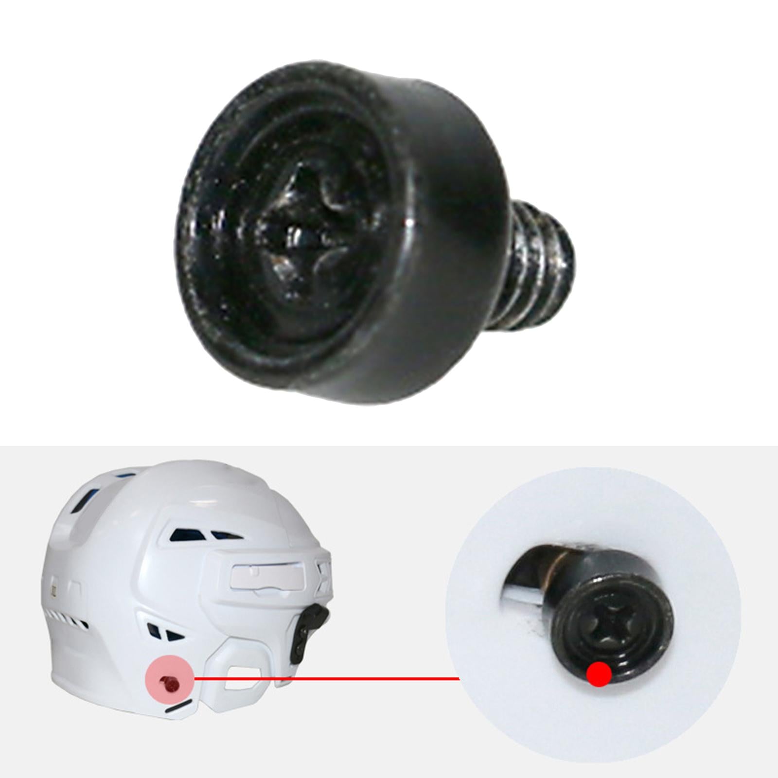 4xIce Hockey Helmet Repair Useful Helmet Hardware for Sports Football Baseball Screw Fixed Buckle