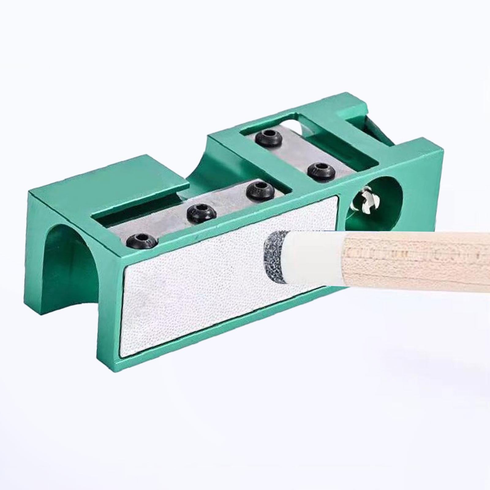 Pool Cue Tip Repair Tool Cue Tip Scuffer Burnisher Billiards Cue Accessories Green