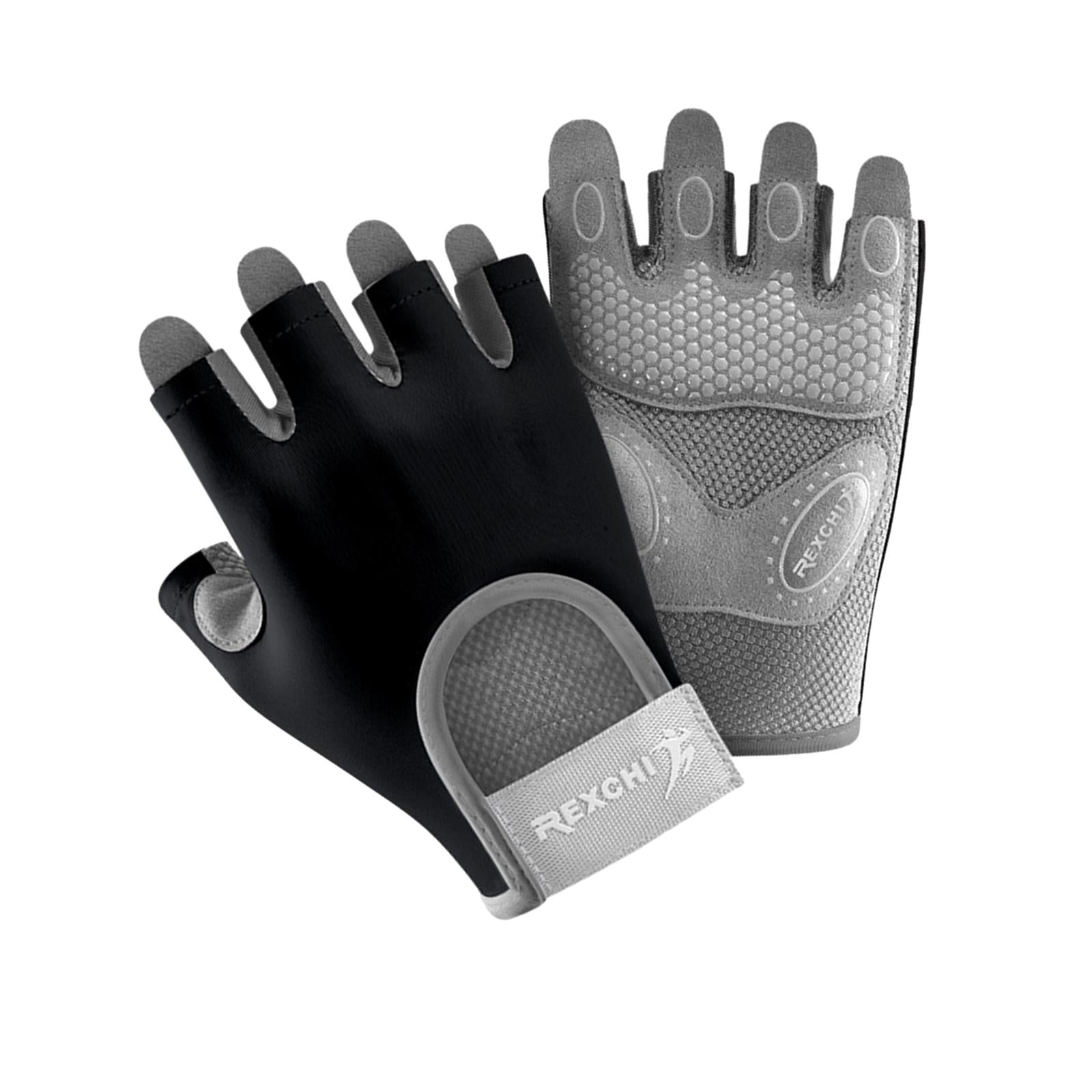 Sports Cycling Gloves Exercise Women Men Mitts Workout Weight Lifting Gloves Black