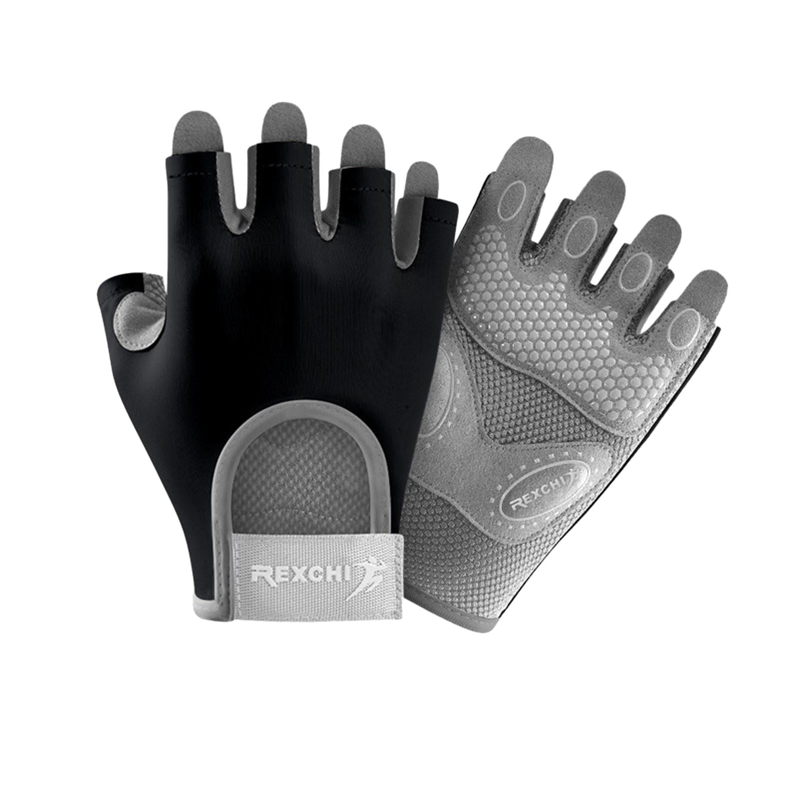Sports Cycling Gloves Exercise Women Men Mitts Workout Weight Lifting Gloves Black