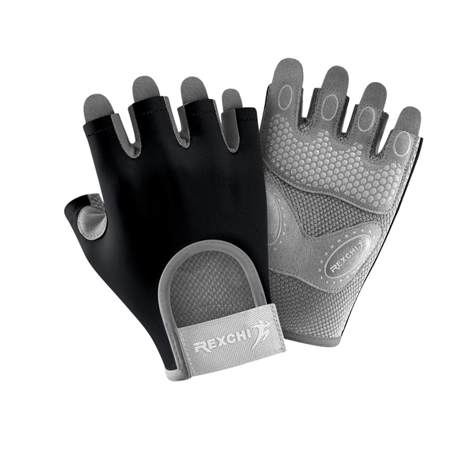 Sports Cycling Gloves Exercise Women Men Mitts Workout Weight Lifting Gloves Black