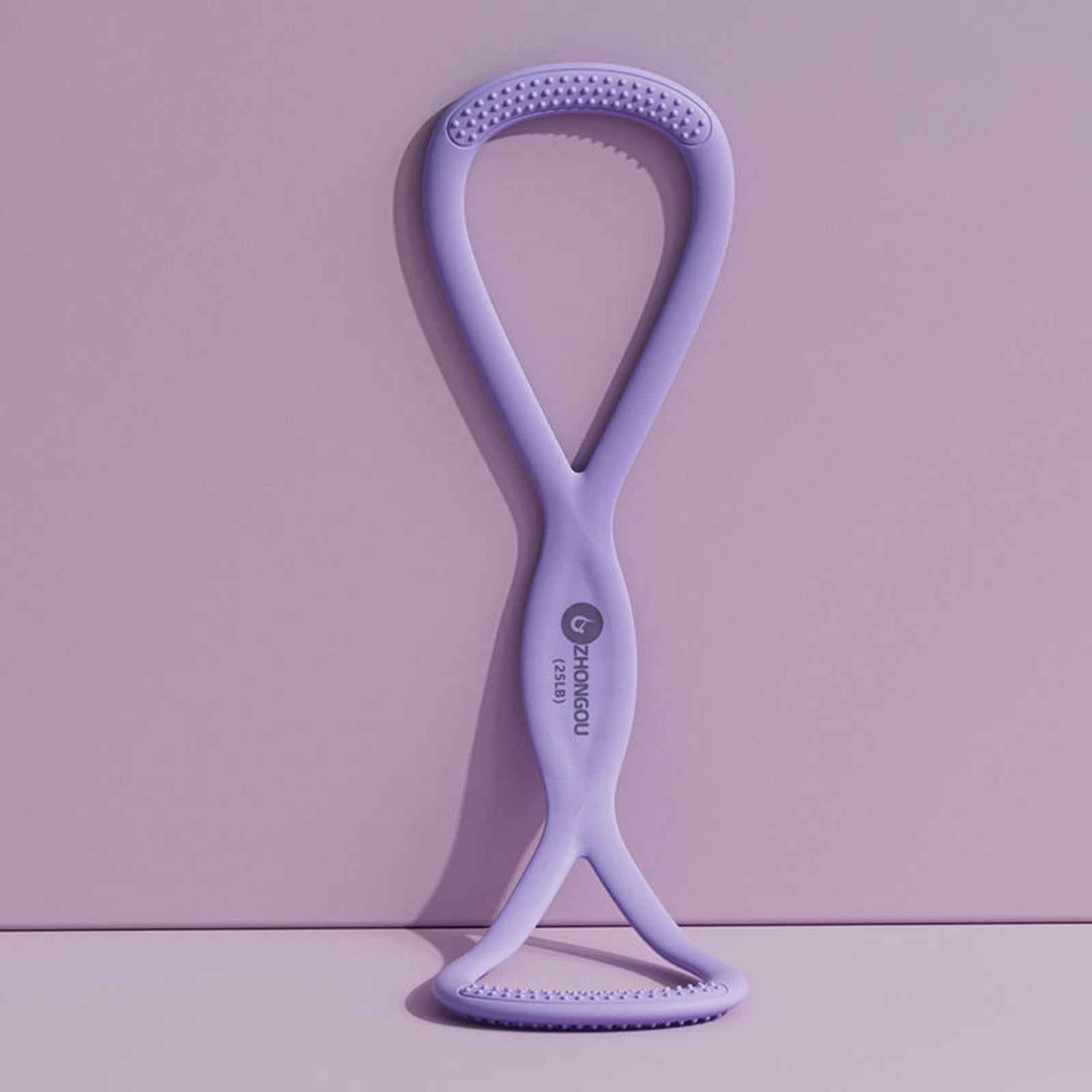 Exercise Band Yoga Resistance Band for Body Building Muscle Building Workout purple