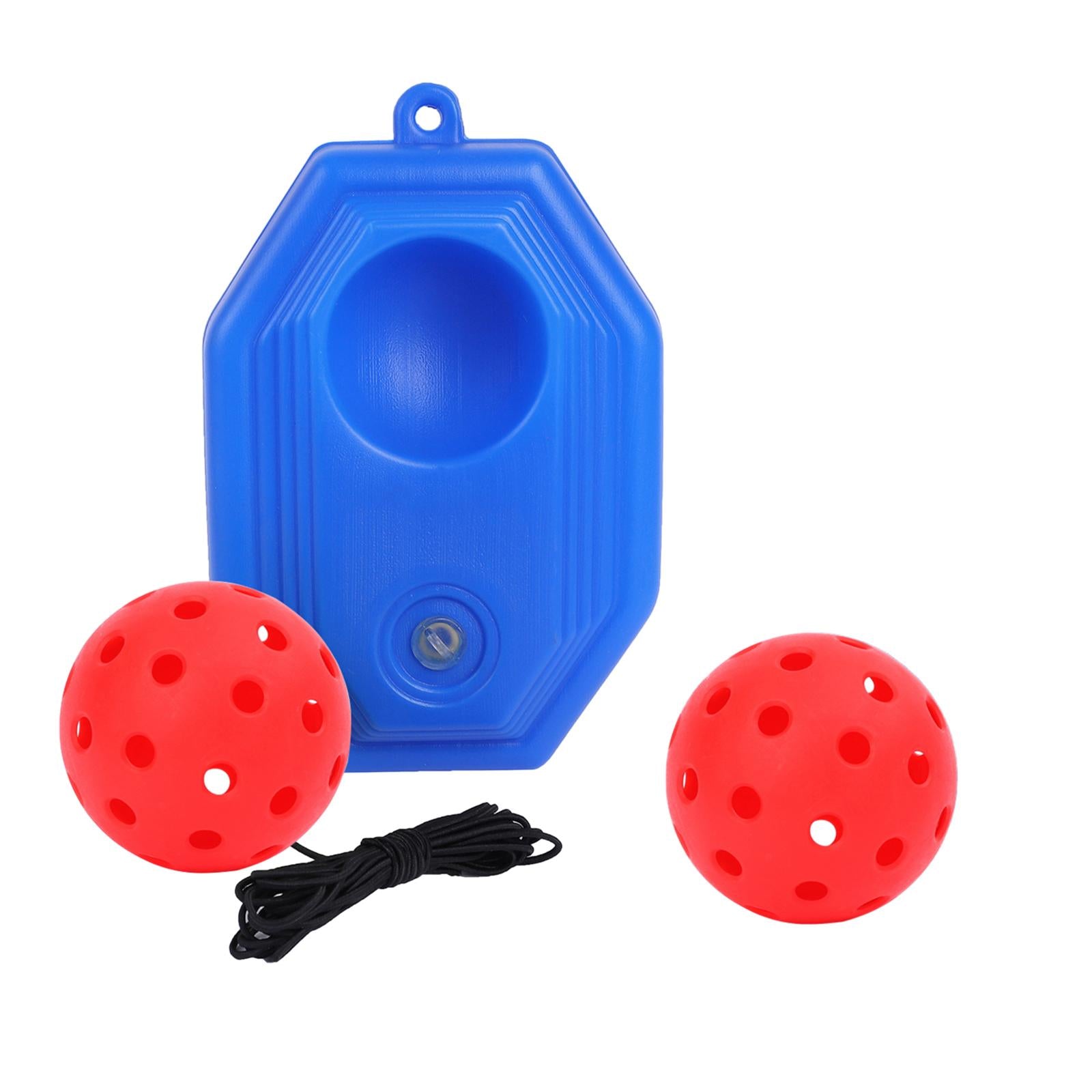 Pickleball Trainer Improve Speed Player Solo Training with Elastic Rope Ball Red