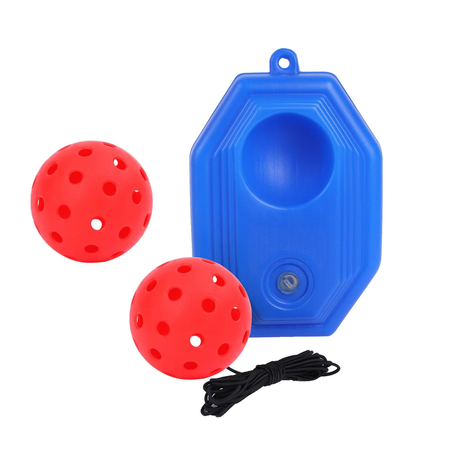 Pickleball Trainer Improve Speed Player Solo Training with Elastic Rope Ball Red