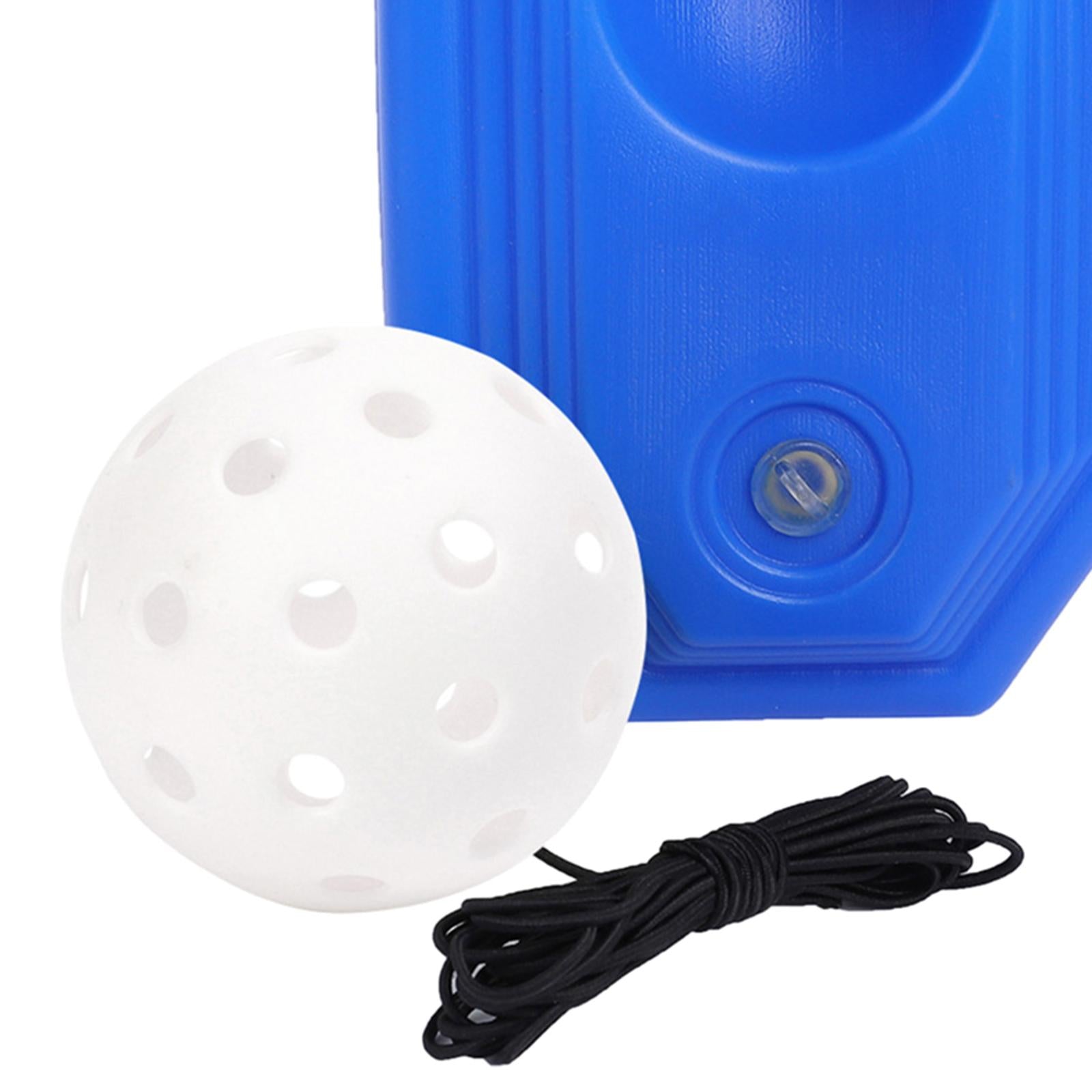 Pickleball Trainer Improve Speed Player Solo Training with Elastic Rope Ball White