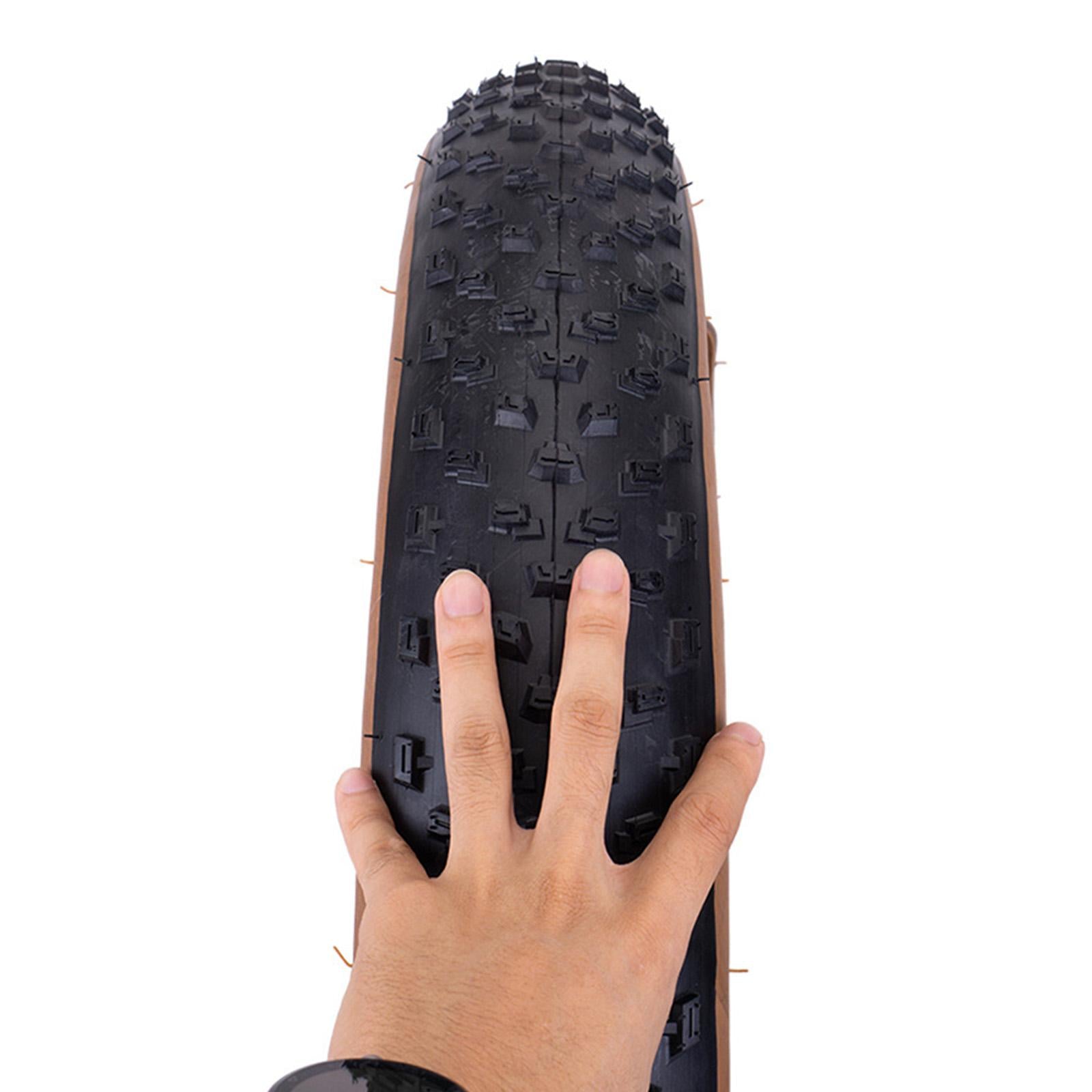 Snow Bike Tire Durable ATV Tire for Snow Vehicle Tire Replacement 20x3in Black Brown