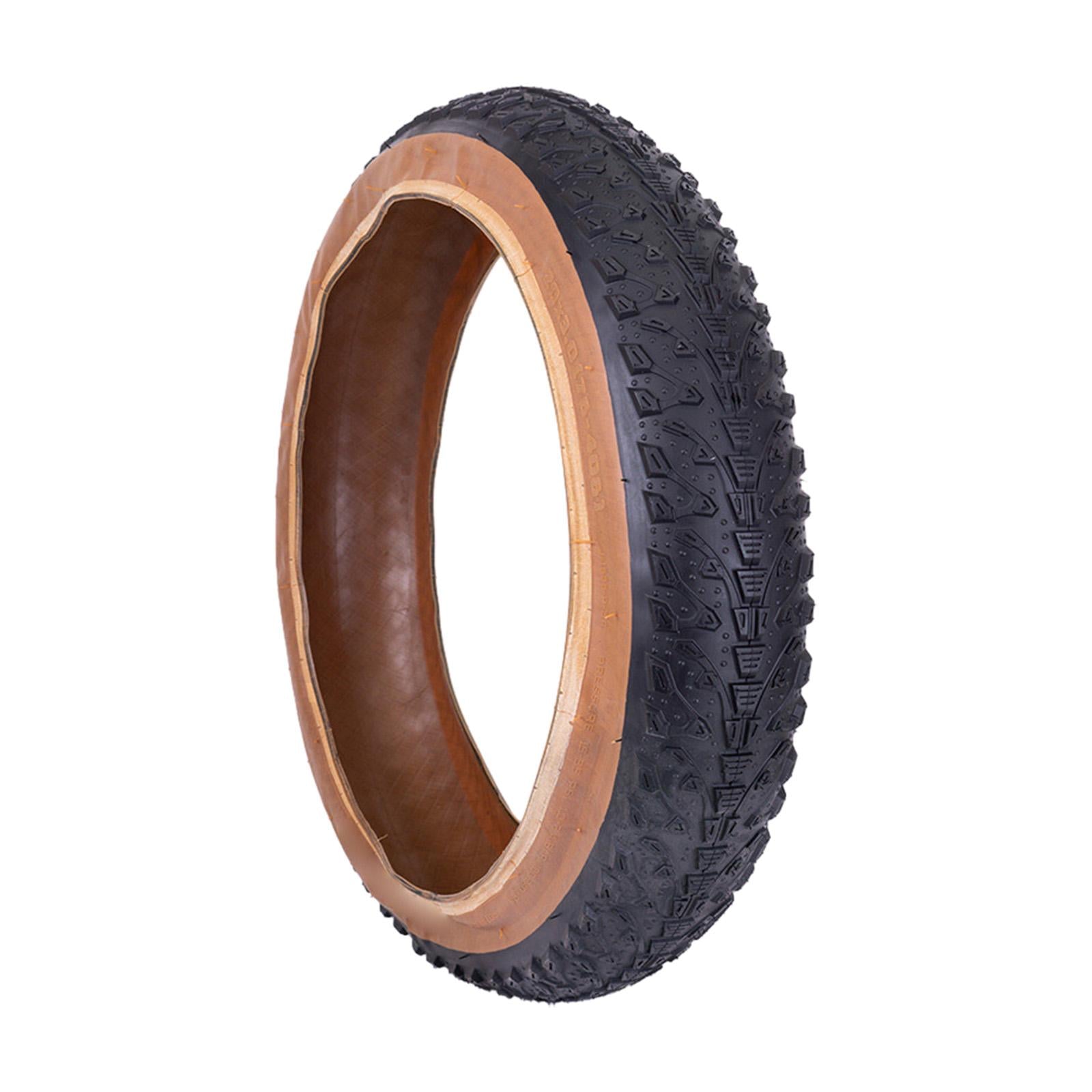 Snow Bike Tire Durable ATV Tire for Snow Vehicle Tire Replacement 20x3in Black Brown