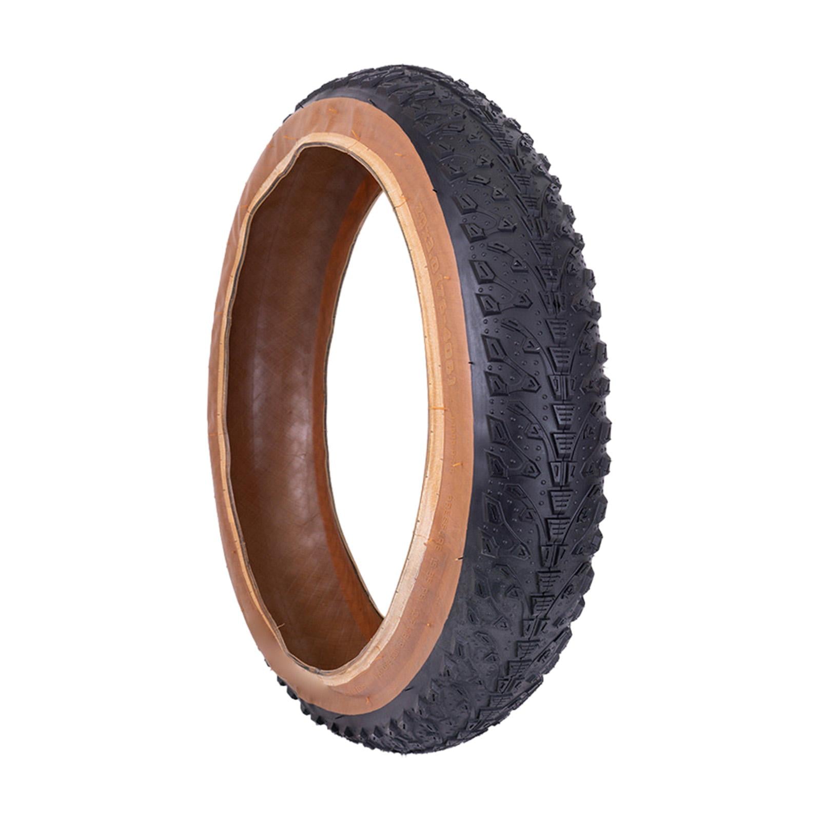 Snow Bike Tire Durable ATV Tire for Snow Vehicle Tire Replacement 20x3in Black Brown