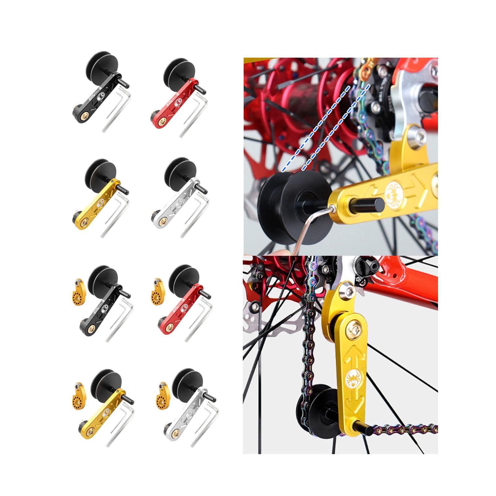 High Quality Adjuster Tensioner Riding Aluminum Alloy Bike Accessories Black