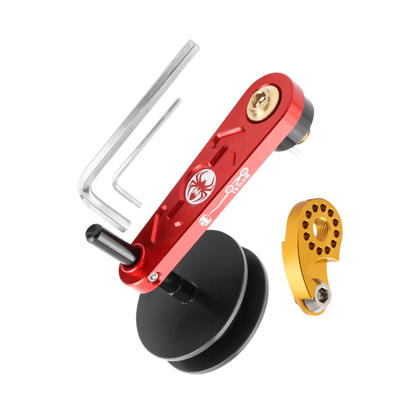 High Quality Adjuster Tensioner Riding Aluminum Alloy Bike Accessories Red with Regulator