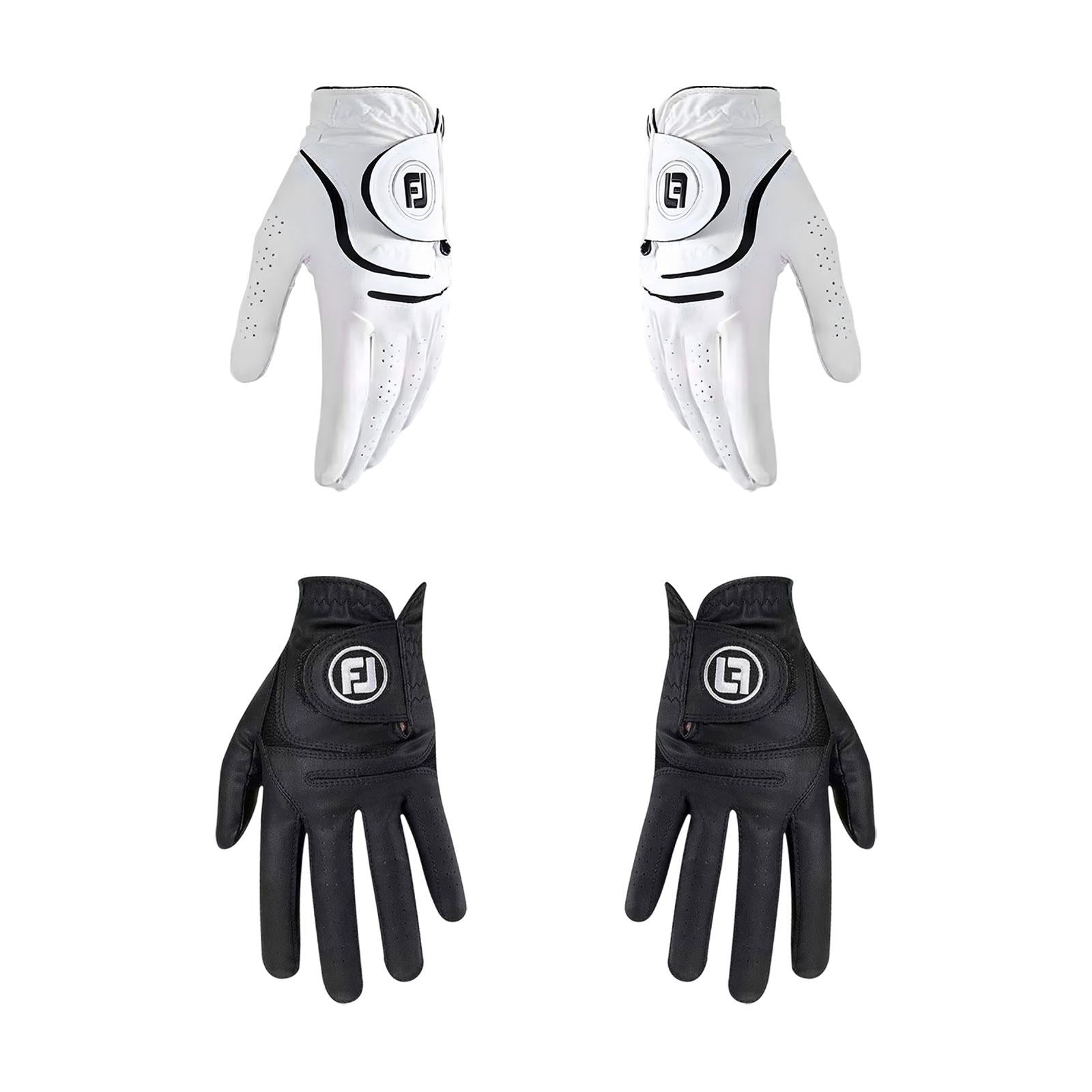 Golf Glove for Men Women Soft Comfortable Golf Training Glove for Golf Swing Left 22 White