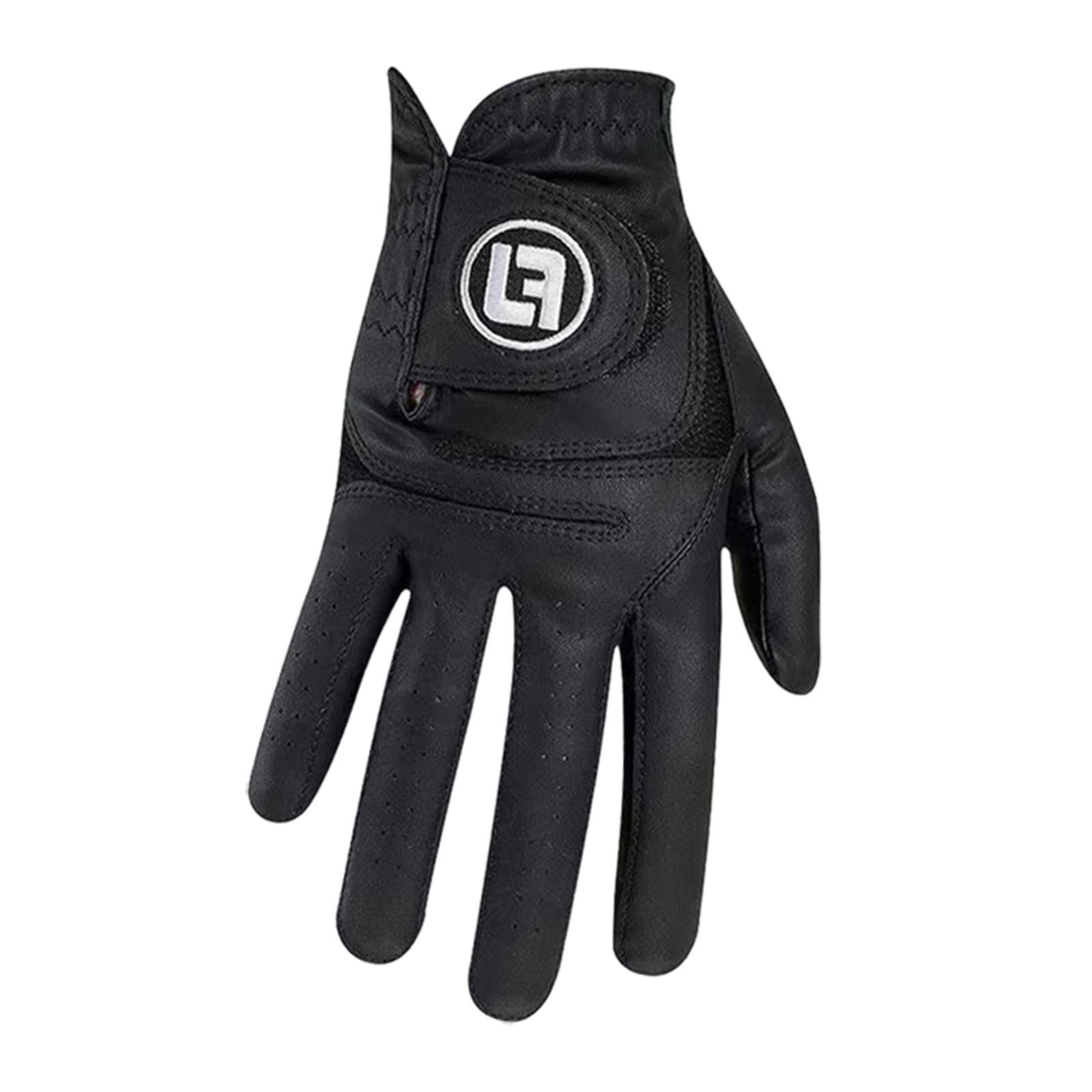 Golf Glove for Men Women Soft Comfortable Golf Training Glove for Golf Swing Right 23 Black