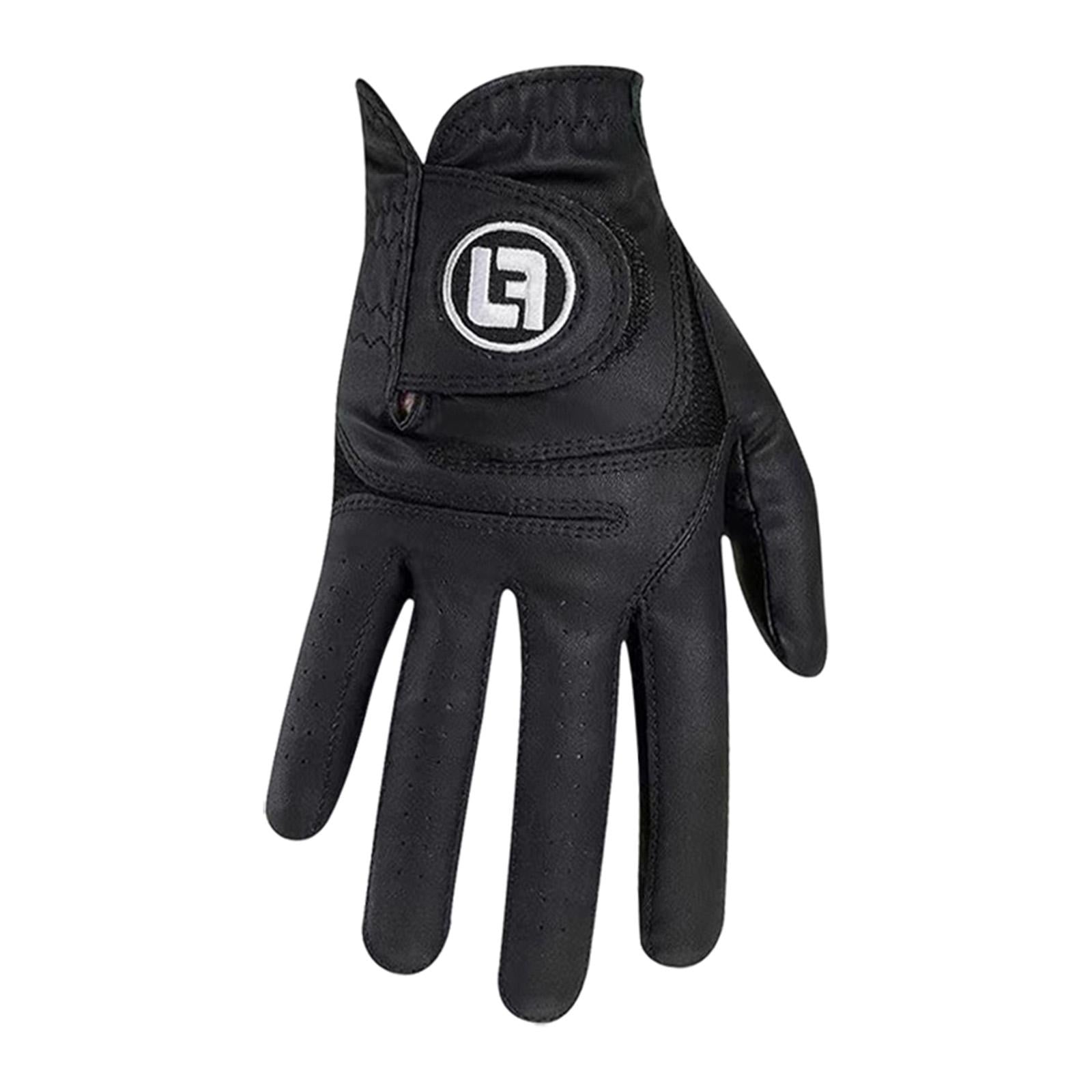 Golf Glove for Men Women Soft Comfortable Golf Training Glove for Golf Swing Right 23 Black