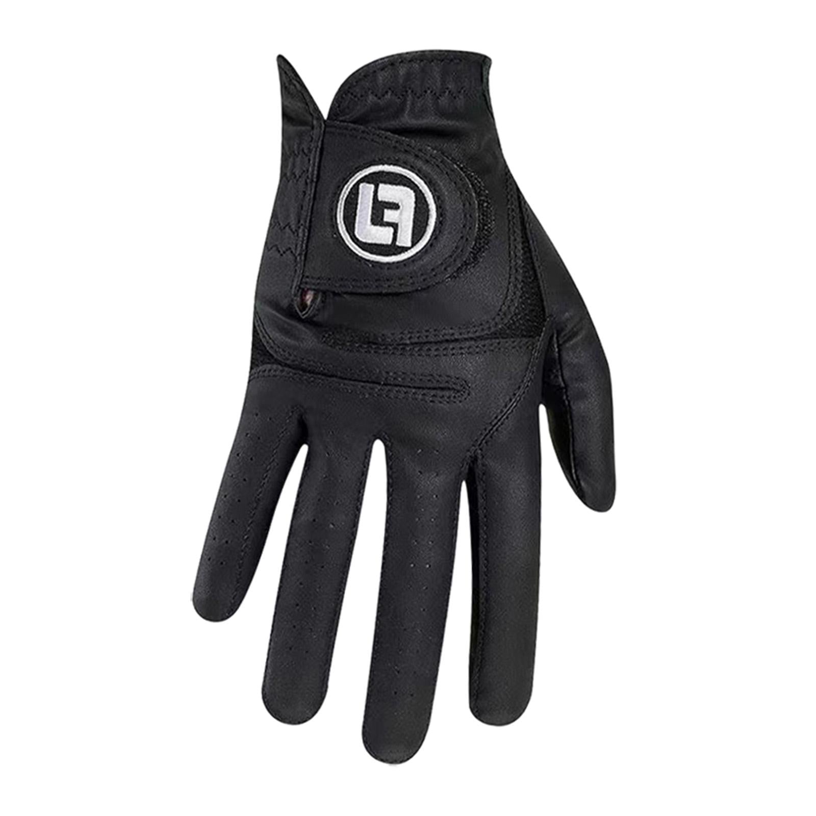 Golf Glove for Men Women Soft Comfortable Golf Training Glove for Golf Swing Right 23 Black