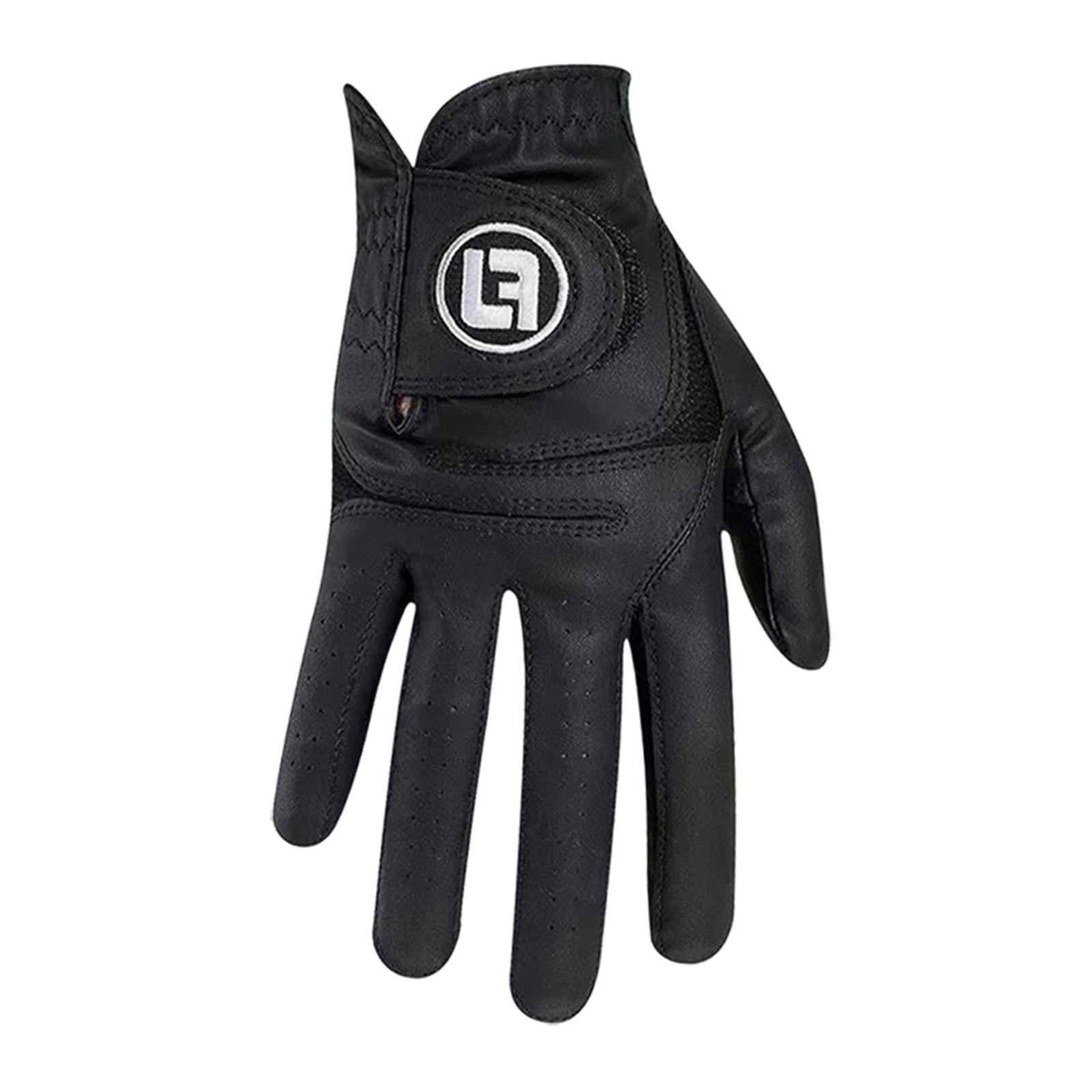 Golf Glove for Men Women Soft Comfortable Golf Training Glove for Golf Swing Right 23 Black