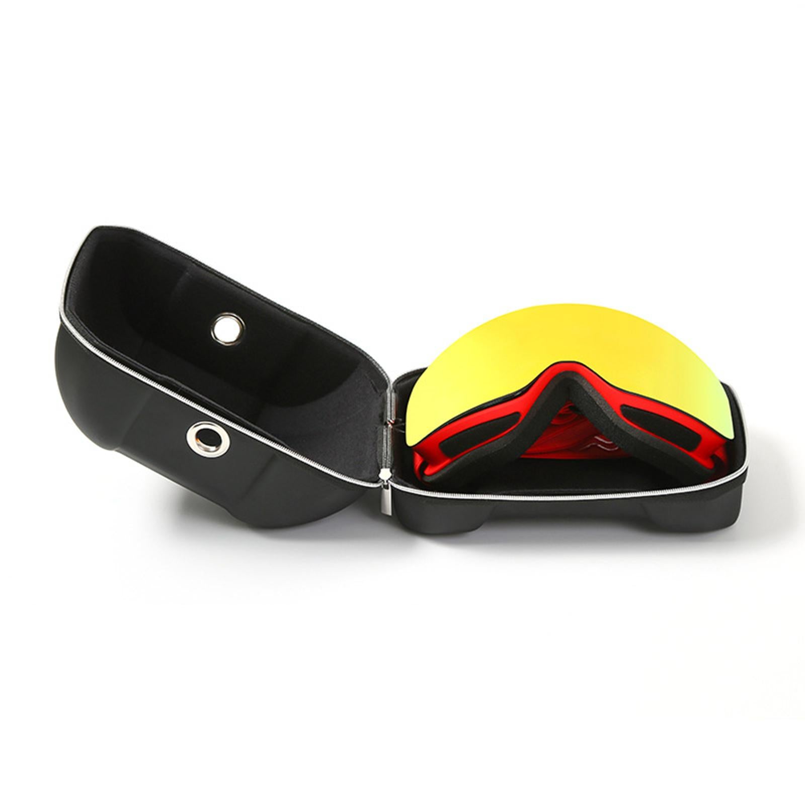 Ski Goggle Case Carrying Bag Portable Travel with Zipper Diving Glasses Case