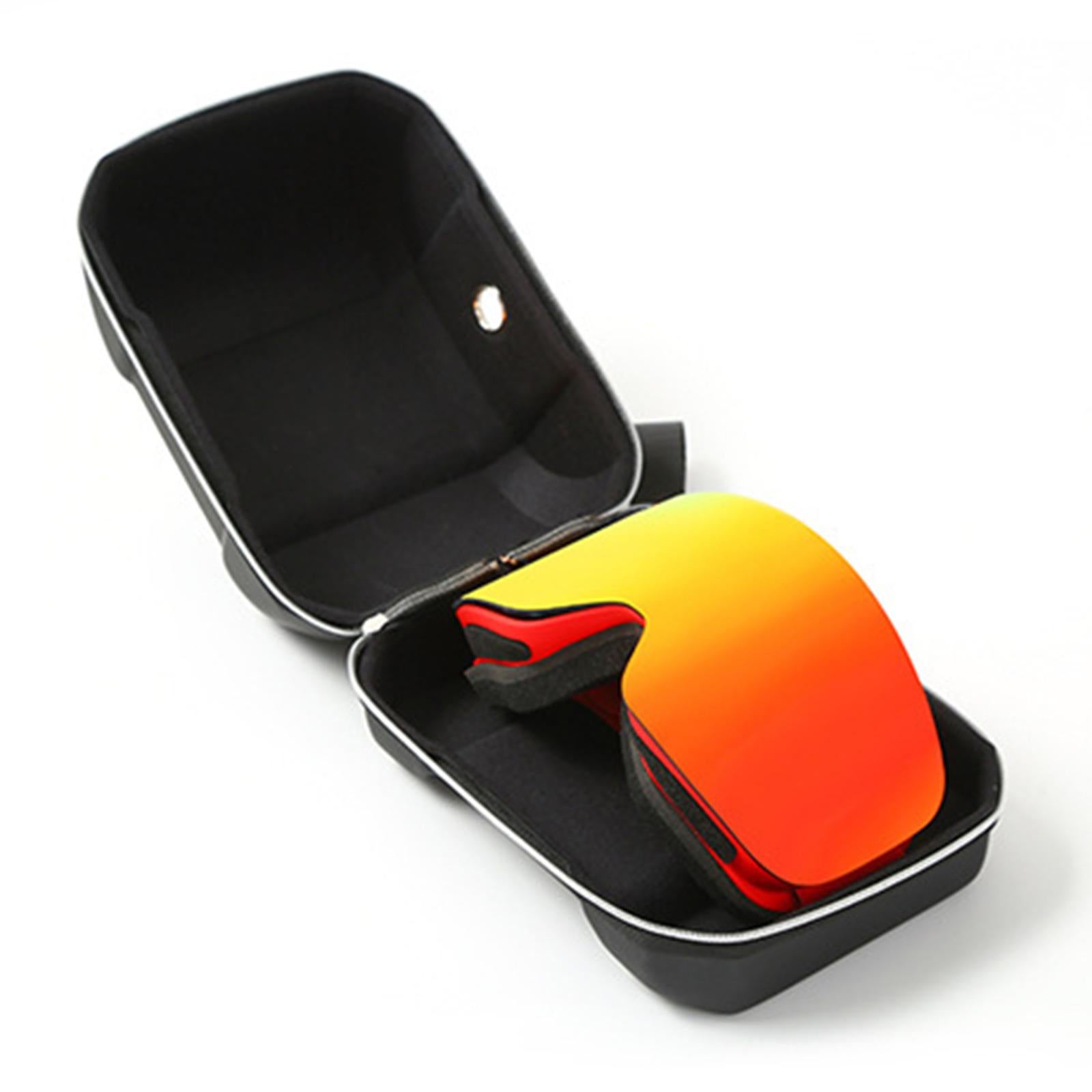 Ski Goggle Case Carrying Bag Portable Travel with Zipper Diving Glasses Case
