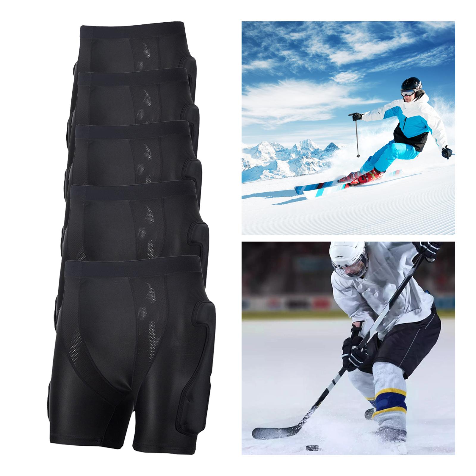 Protective Padded Shorts Skating Ski Hip Pad for Skateboard Ski Snowboarding S