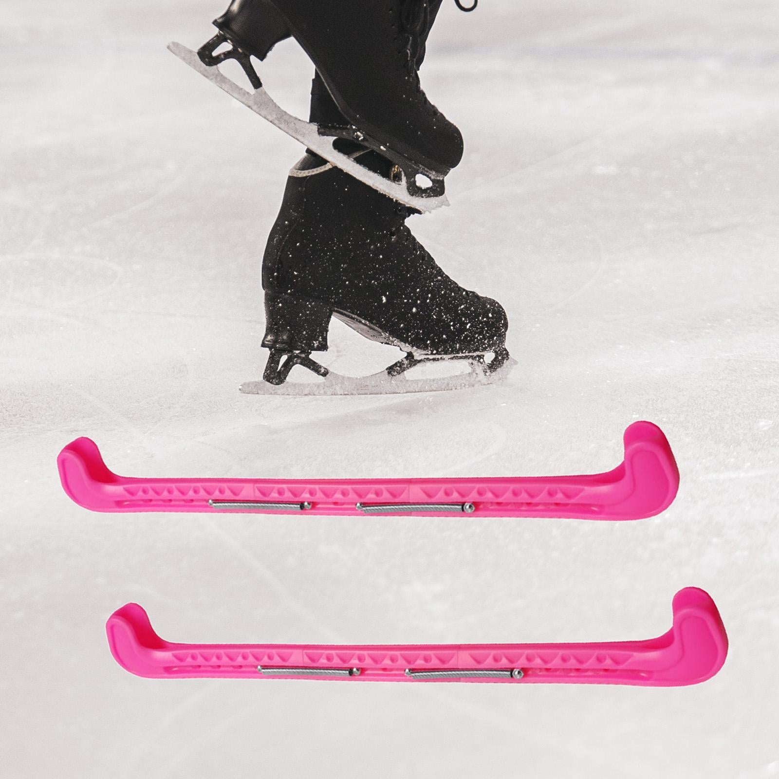 Ice Skate Blade Covers Ice Skate Guards for Figure Skating Ice Skates Sports pink 430MM