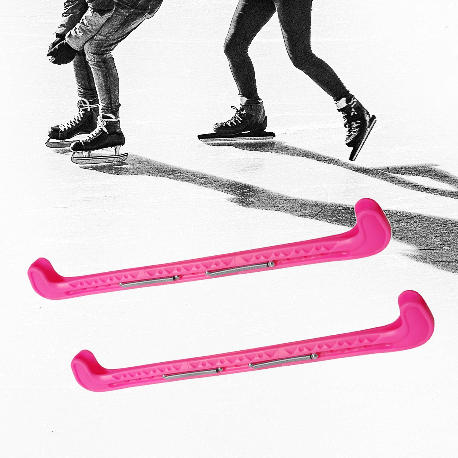 Ice Skate Blade Covers Ice Skate Guards for Figure Skating Ice Skates Sports pink 430MM
