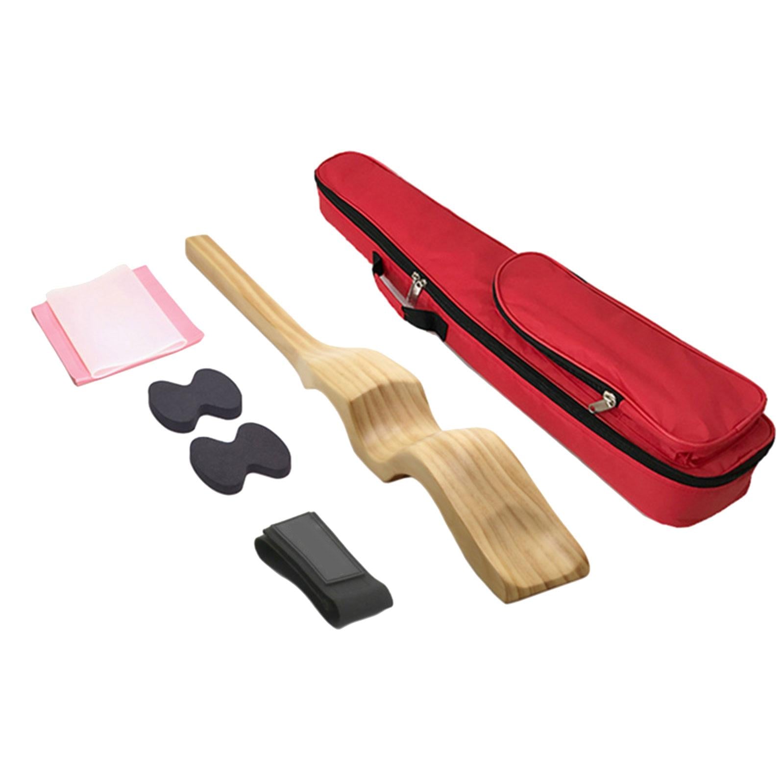 Ballet Foot Stretcher Set Practical Durable Portable Carry Arch Enhancer Red Bag