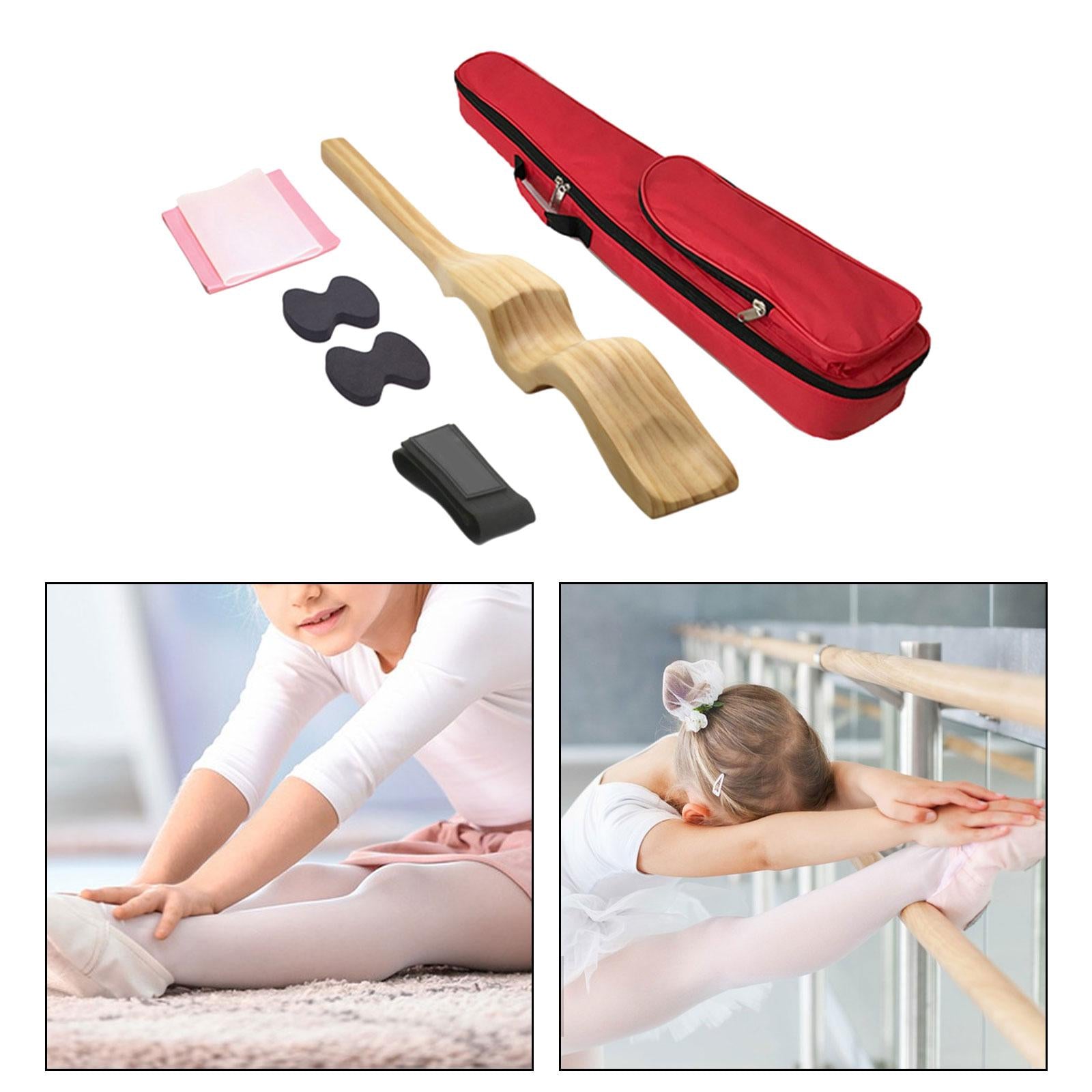 Ballet Foot Stretcher Set Practical Durable Portable Carry Arch Enhancer Red Bag