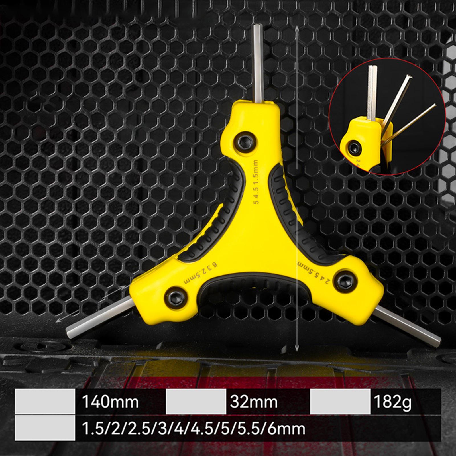 Allen Wrench Assembly Tool Hand Tools Cycling Bicycle Repair Tool Hex Wrench Yellow