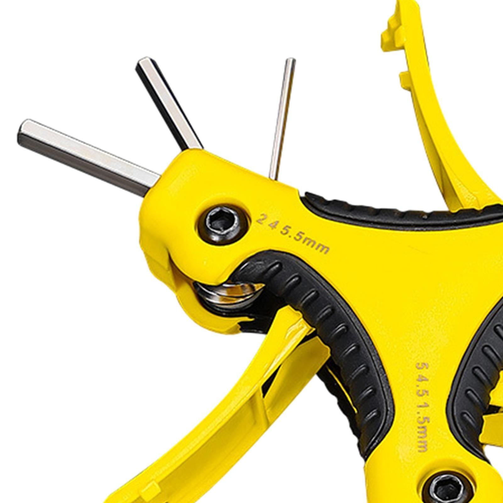 Allen Wrench Assembly Tool Hand Tools Cycling Bicycle Repair Tool Hex Wrench Yellow