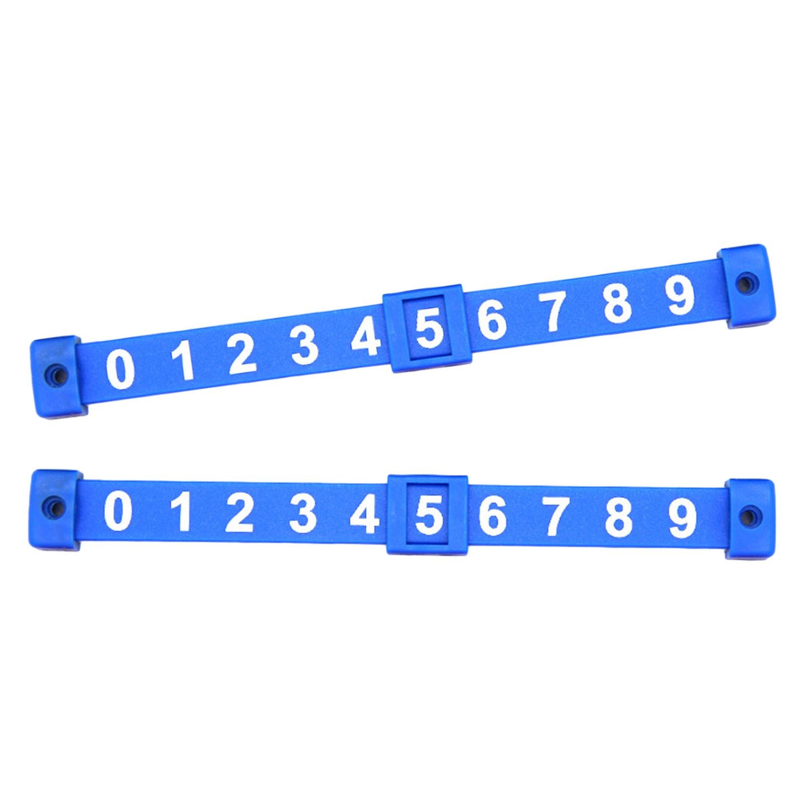 4x2Pcs Foosball Score Counter Kids Foosball Counters Foosball Table Scoreboard Blue