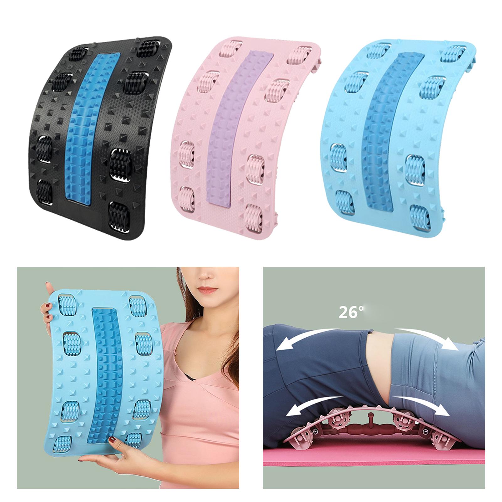Neck Back Stretcher Massage Waist Back Neck Board for Sofa Chair Women Men Blue