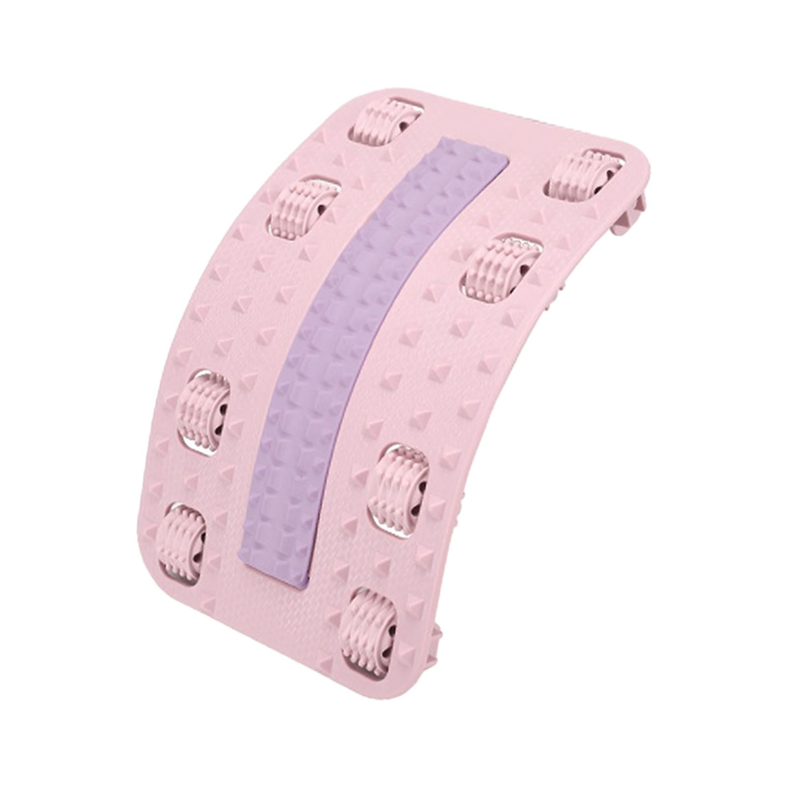 Neck Back Stretcher Massage Waist Back Neck Board for Sofa Chair Women Men Pink
