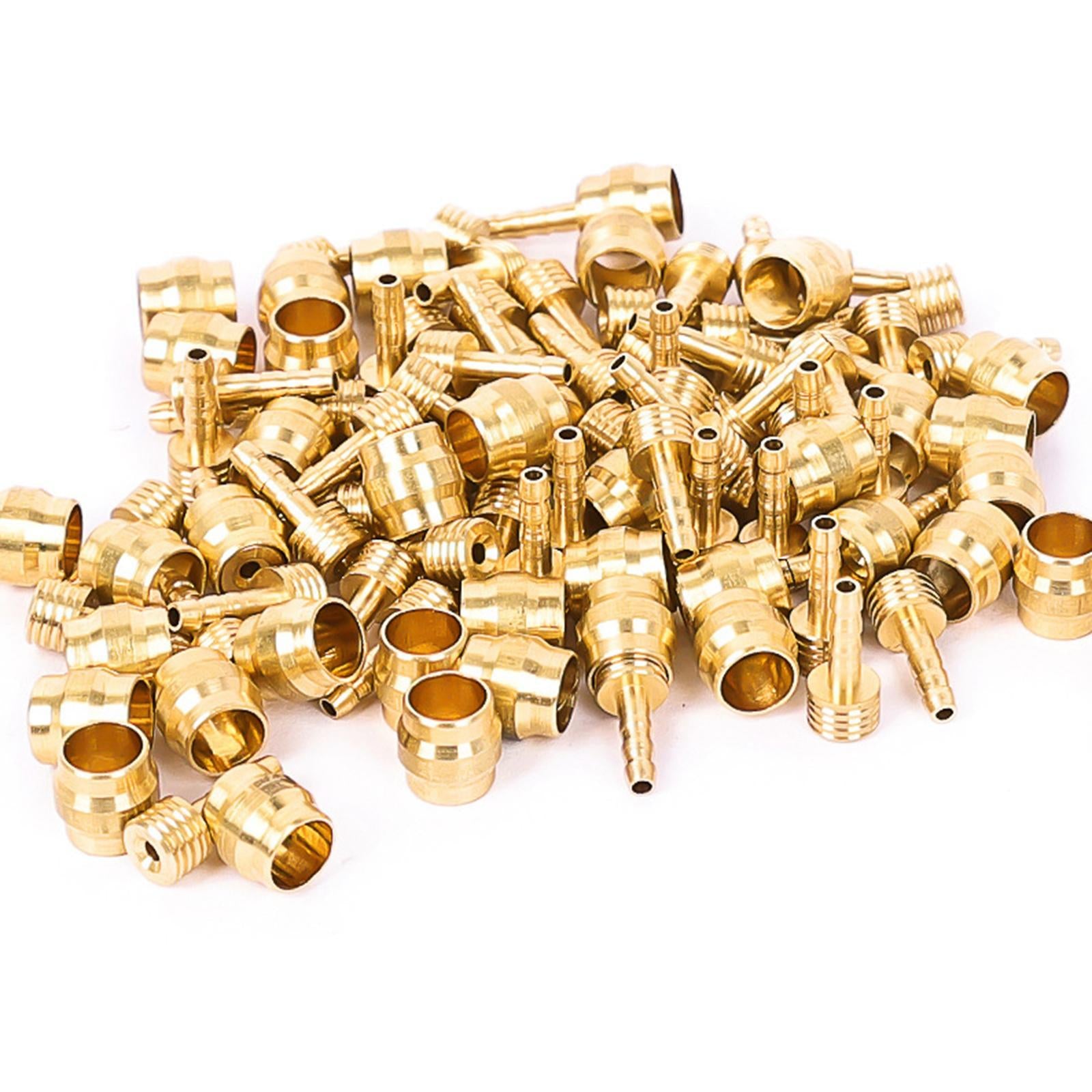 Bicycle Brake Olive and Connecting Insert Set Fitting Replacement Part 80Set