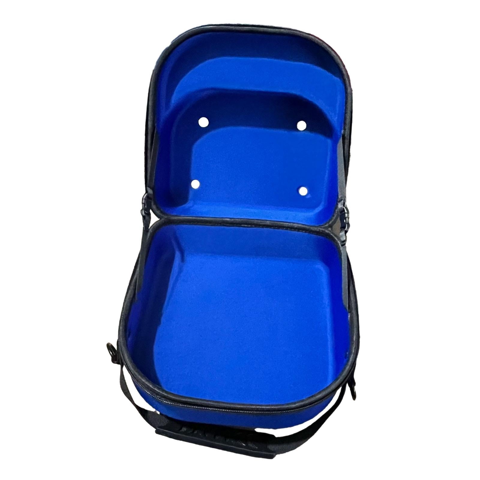 Hat Carrier Travel Case Handbag Portable Carrying Hat Case for Baseball Caps blue